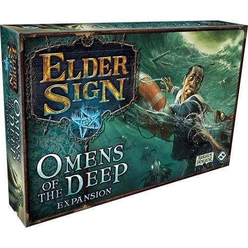 Elder Sign: Omens of the Deep - Lovecraftian Horror Board Game for Adults | Cooperative Adventure Game Set in Cthulhu Mythos | Perfect for Game Nights, Halloween Parties & Horror Fans