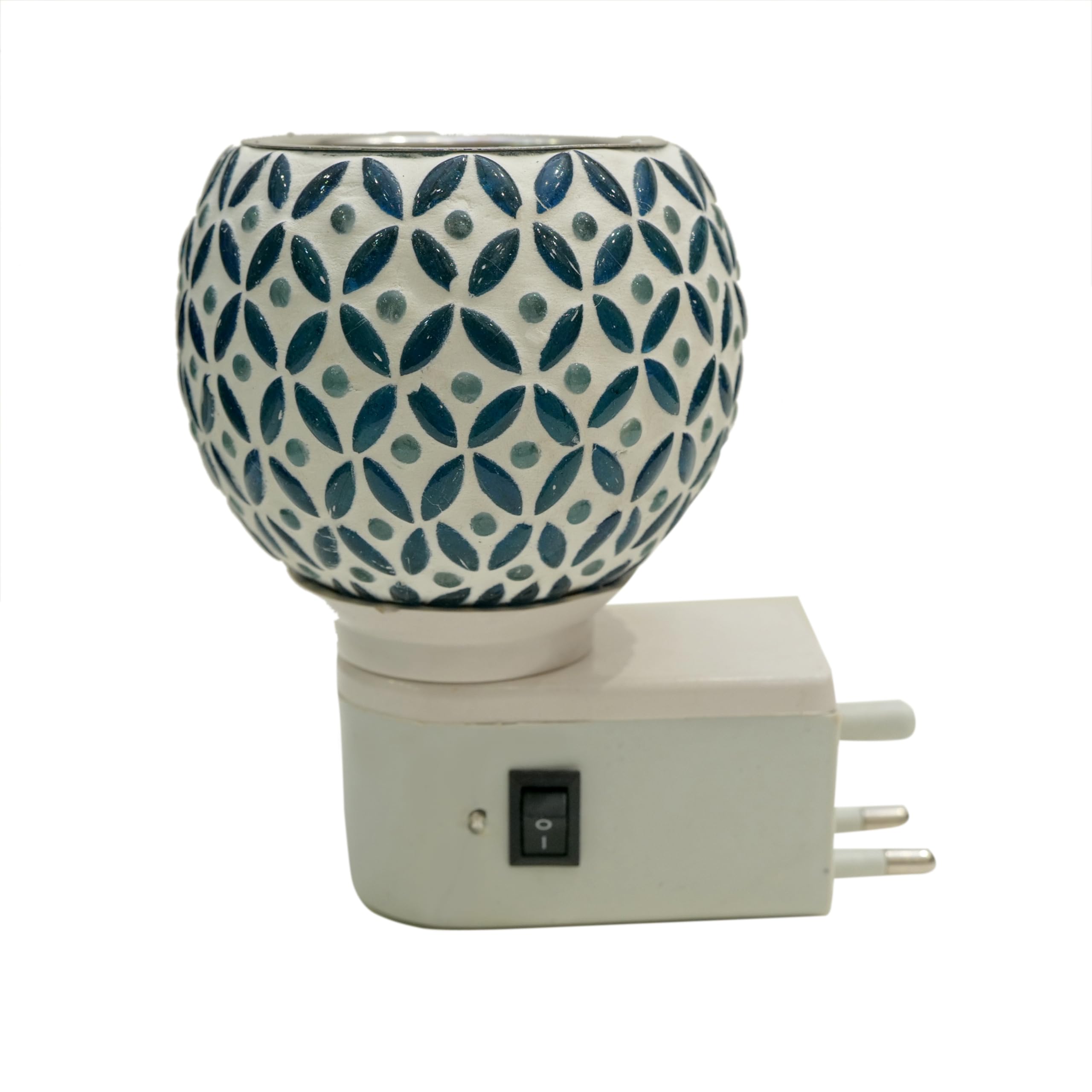 Premium Ceramic Aroma Diffuser & Night Light - Essential Oil Warmer with On/Off Switch, Camphor Burner for Home Fragrance - Perfect for Bedroom, Yoga Studio & Spa Relaxation