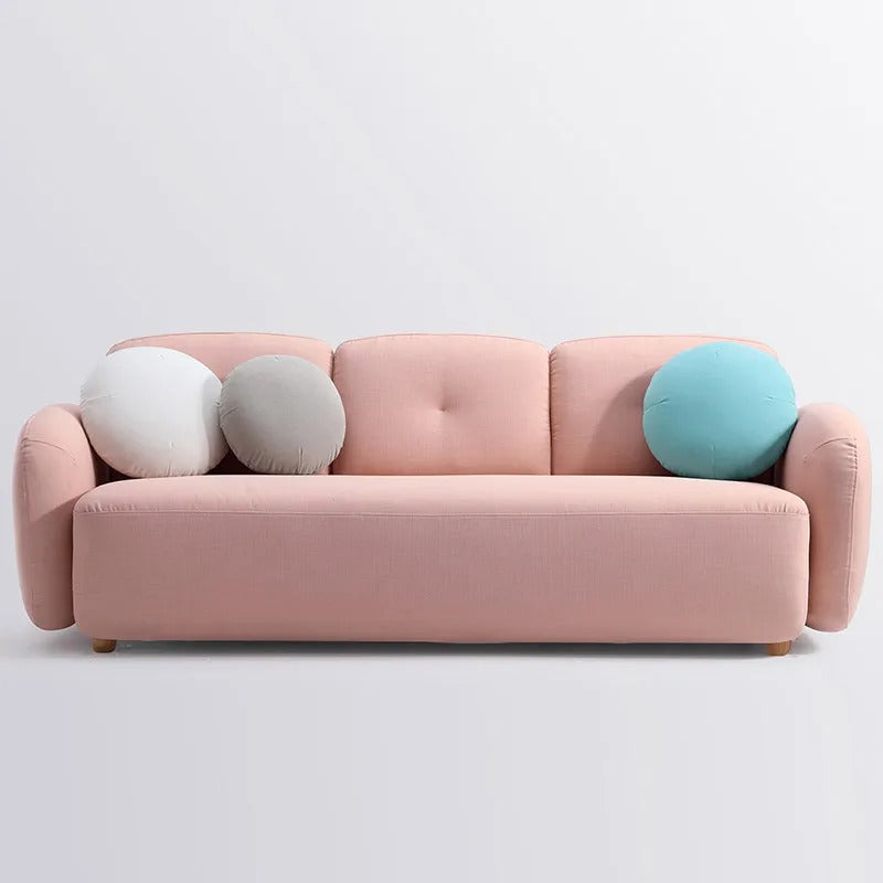 Luxury Macarons Designer Sofa Set - Modern Elegant Living Room Furniture for Home Decor & Comfortable Seating