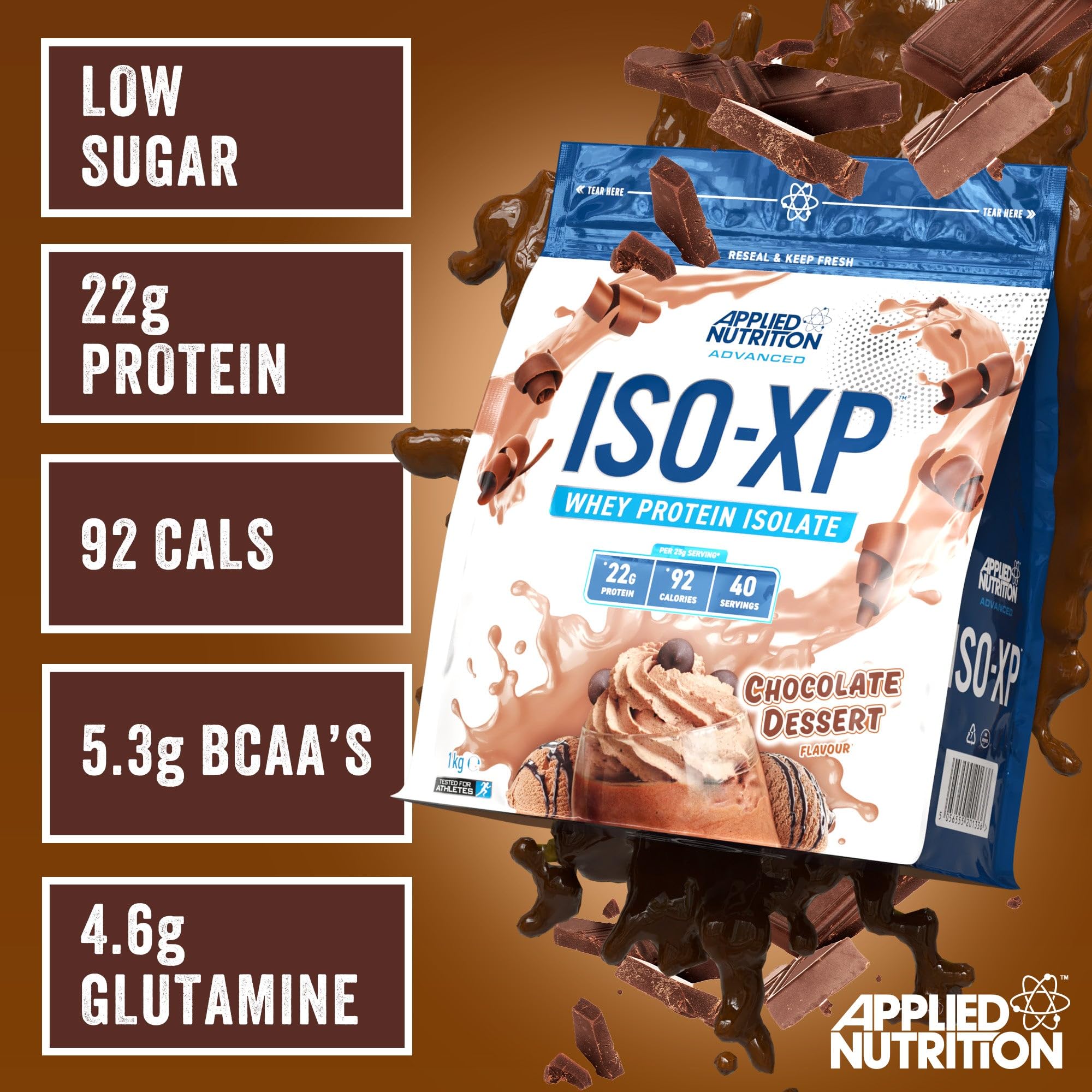 Applied Nutrition ISO XP 1kg Whey Protein Powder - Premium Muscle Recovery & Growth Supplement for Athletes & Bodybuilders | Post-Workout & Gym Nutrition