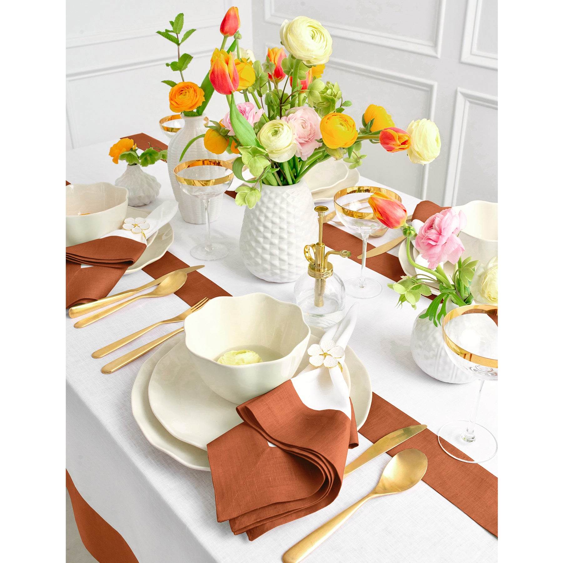 Stylish Contempo Placemats Set of 4 - Waterproof & Heat-Resistant Modern Table Mats for Dining Room, Kitchen, or Party Decor - Perfect for Everyday Use, Entertaining & Holiday Gatherings