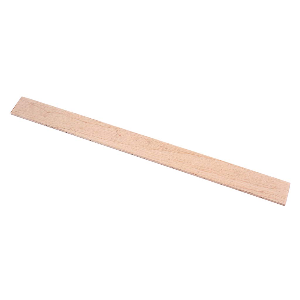 **21-Fret Maple Guitar Fretboard for 3-String Cigar Box Guitar Replacement – Durable & Smooth Playability for Blues, Folk & DIY Projects**