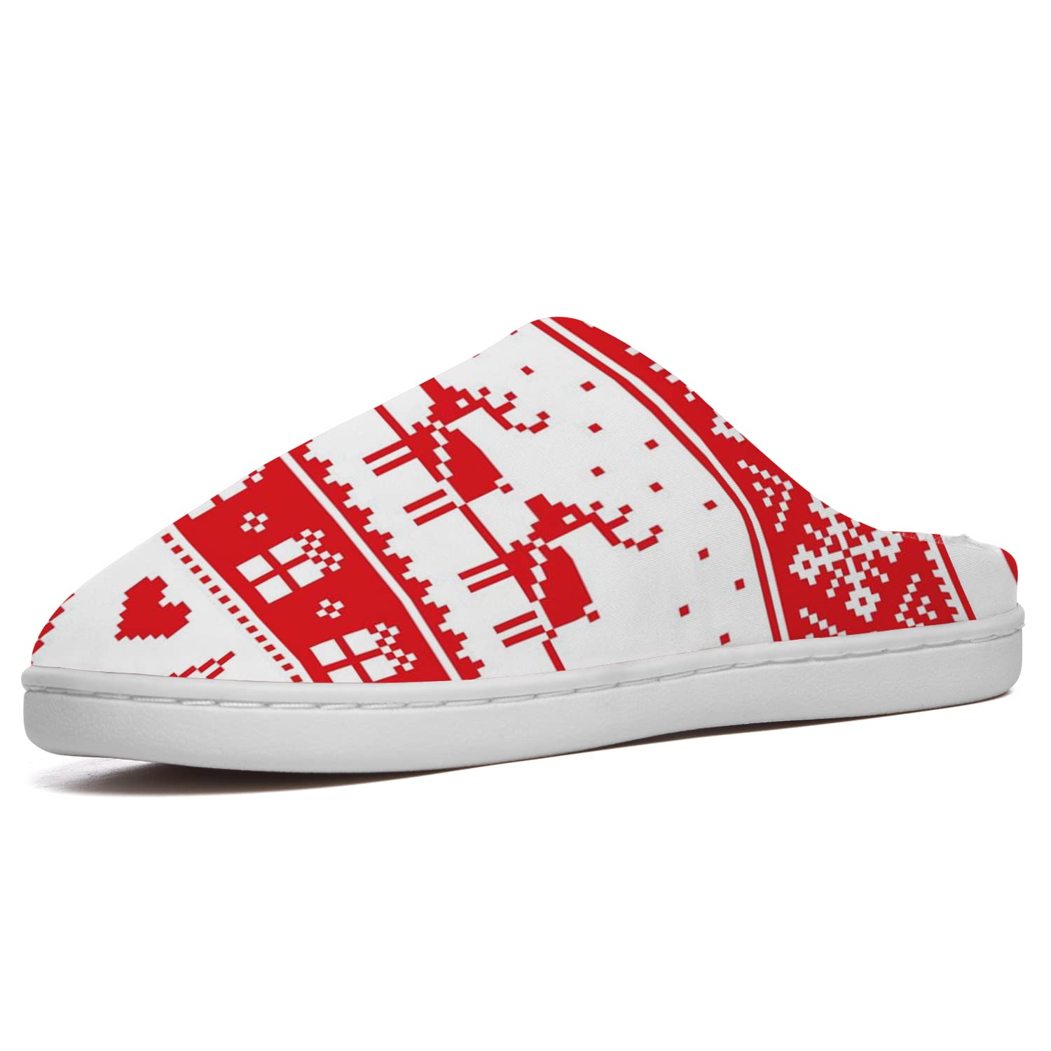 Cozy Christmas Slippers for Women & Men - Soft Indoor House Shoes with Non-Slip Sole - Perfect Bedroom Slippers & Holiday Gifts for Family - Ideal for Winter Relaxation & Home Comfort