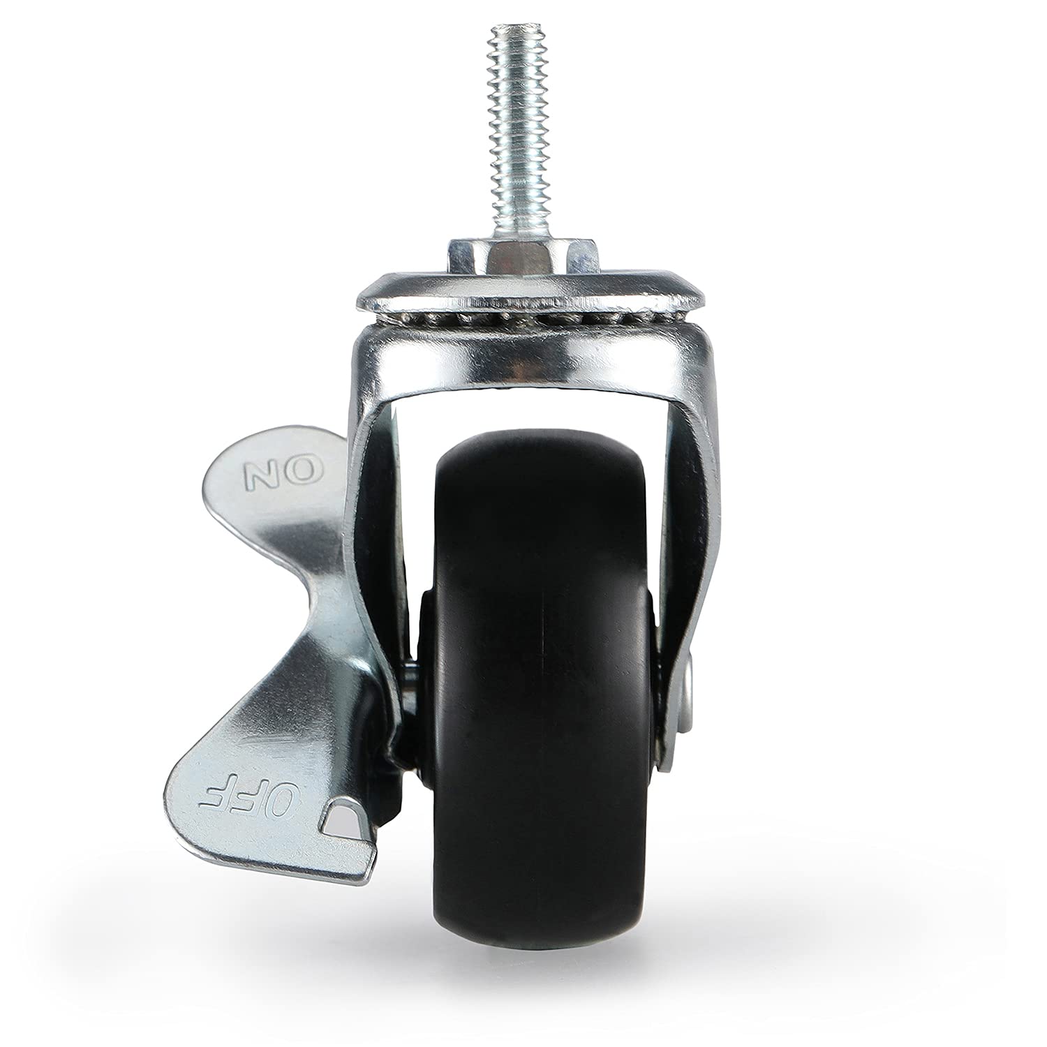 Heavy Duty Caster Wheels for Wire Shelving - 0.75