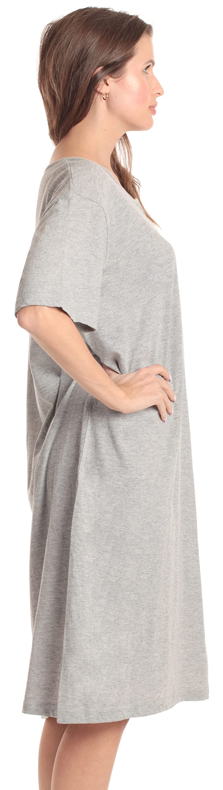 Just Love Women's Short Sleeve Nightgown Sleep Dress - Soft & Comfortable Sleepwear for Summer Nights, Lounge Wear at Home