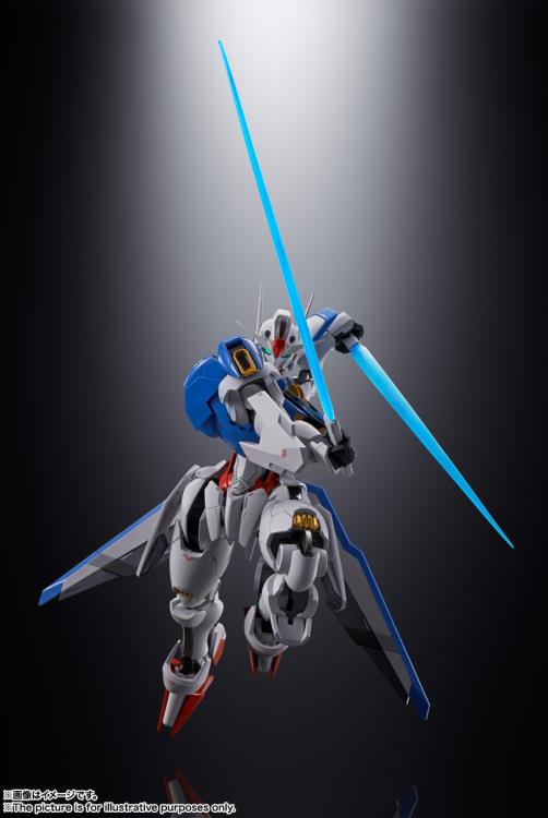 Bandai Chogokin Mobile Suit Gundam: The Witch from Mercury Gundam XVX-016 Aerial Action Figure - Premium Collectible Model Kit for Anime Fans & Gundam Enthusiasts - Perfect for Display, Photography & Role Play Scenes