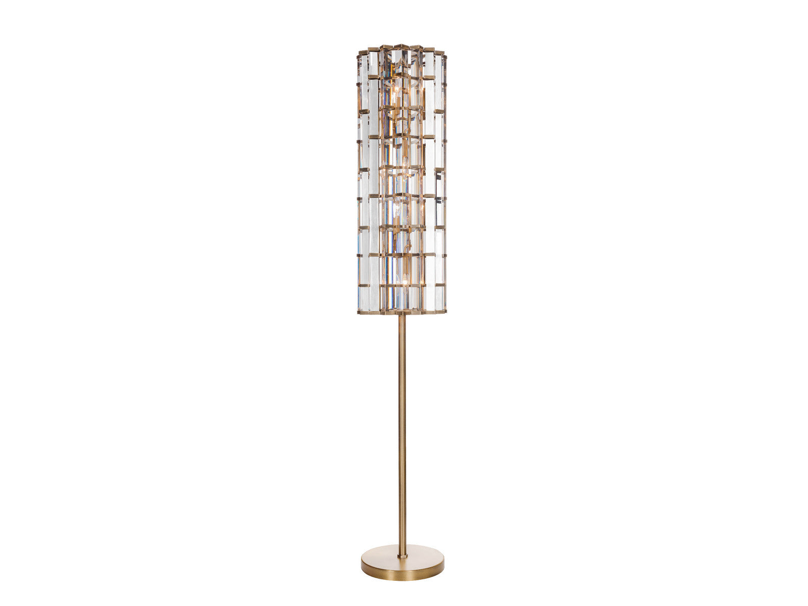 Modern Night Rod Floor Lamp with Adjustable Brightness - Dimmable LED Standing Light for Bedroom, Living Room & Office - Warm White Light for Reading, Relaxing & Decor