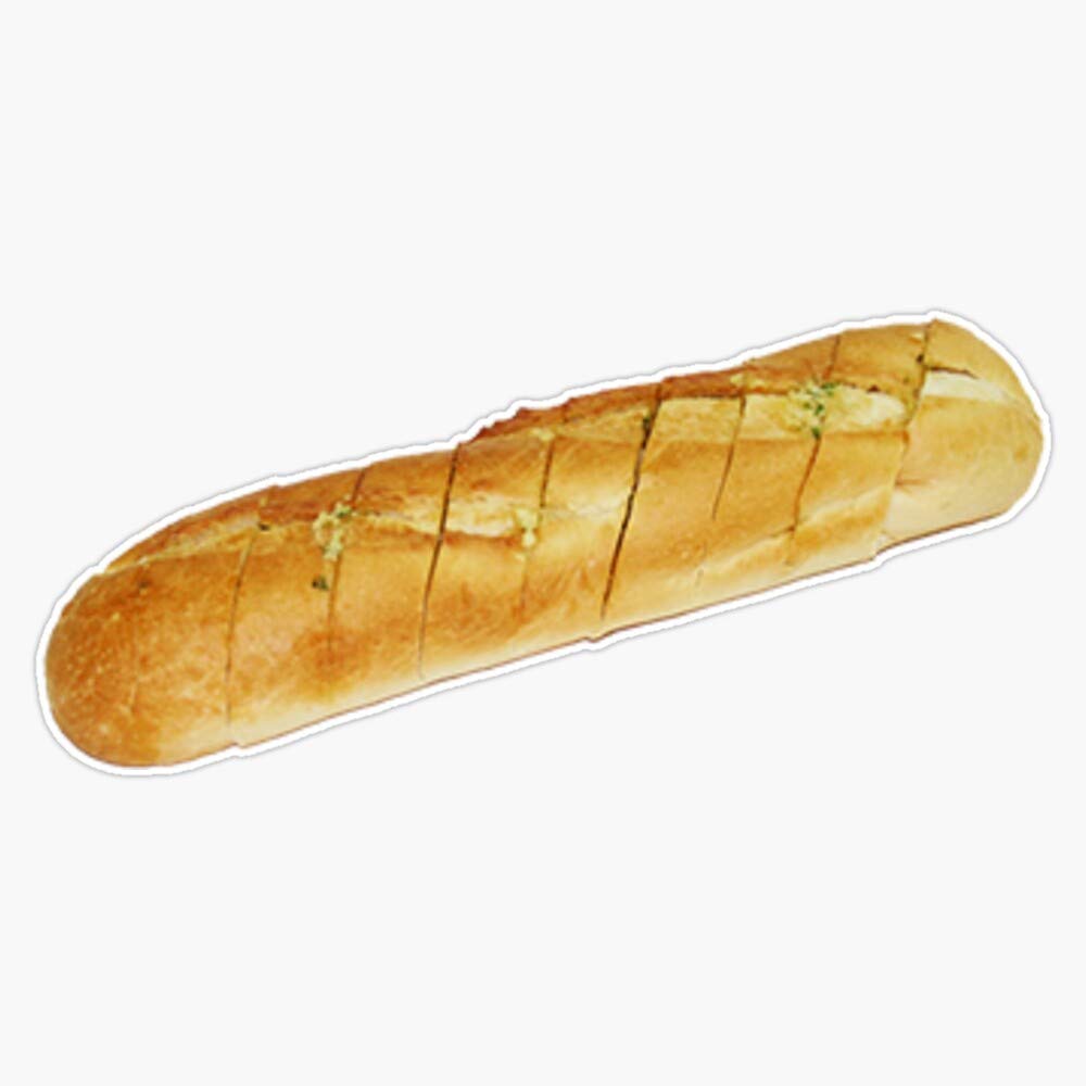 Garlic Bread Vinyl Decal Sticker - Waterproof 5 Inch Bumper Sticker for Cars, Laptops, Windows - Perfect for Food Lovers & Kitchen Decor