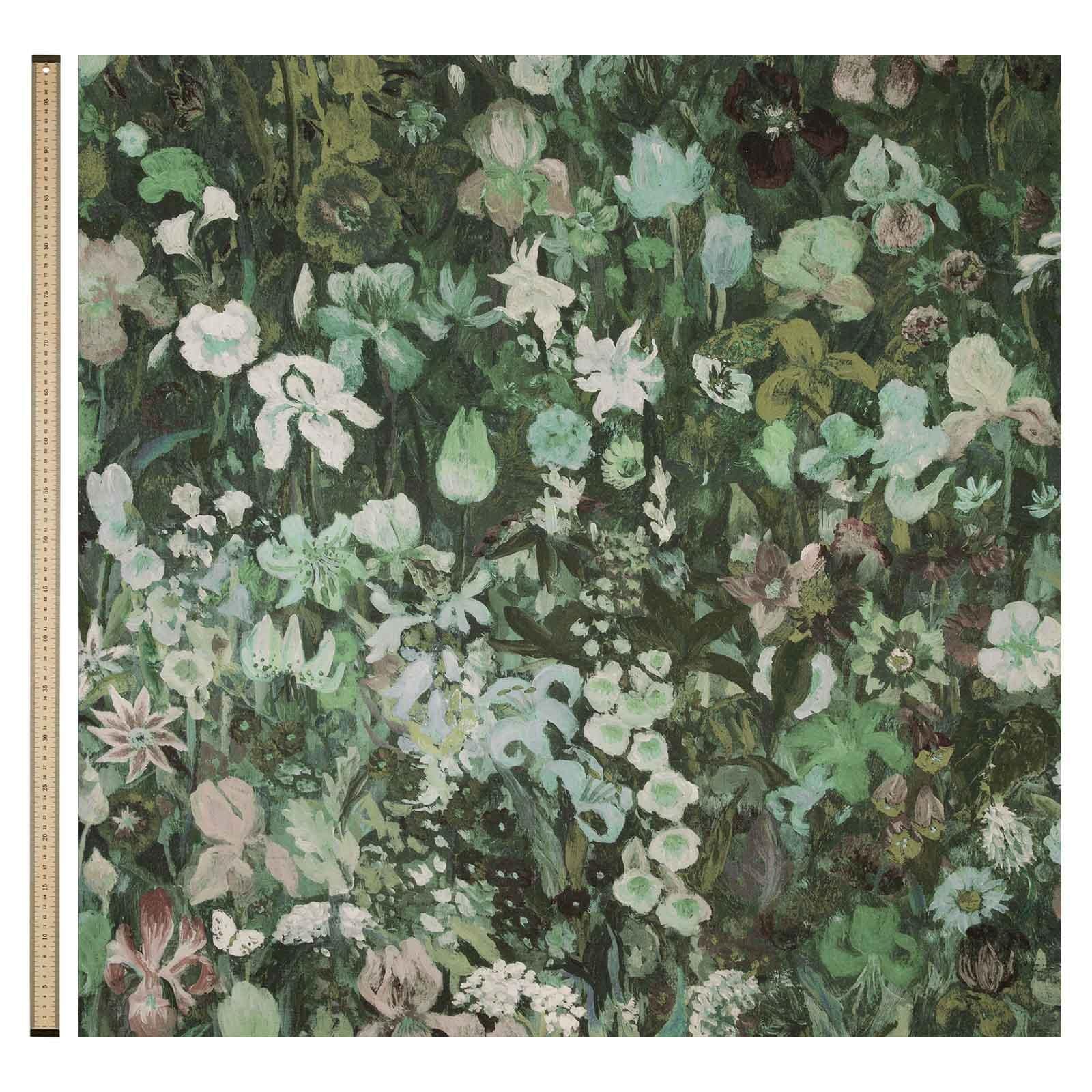 FLORIBUNDA MAGNA Cotton Linen Dress in Green - Perfect for Summer Outfits, Beach Vacations and Casual Wear