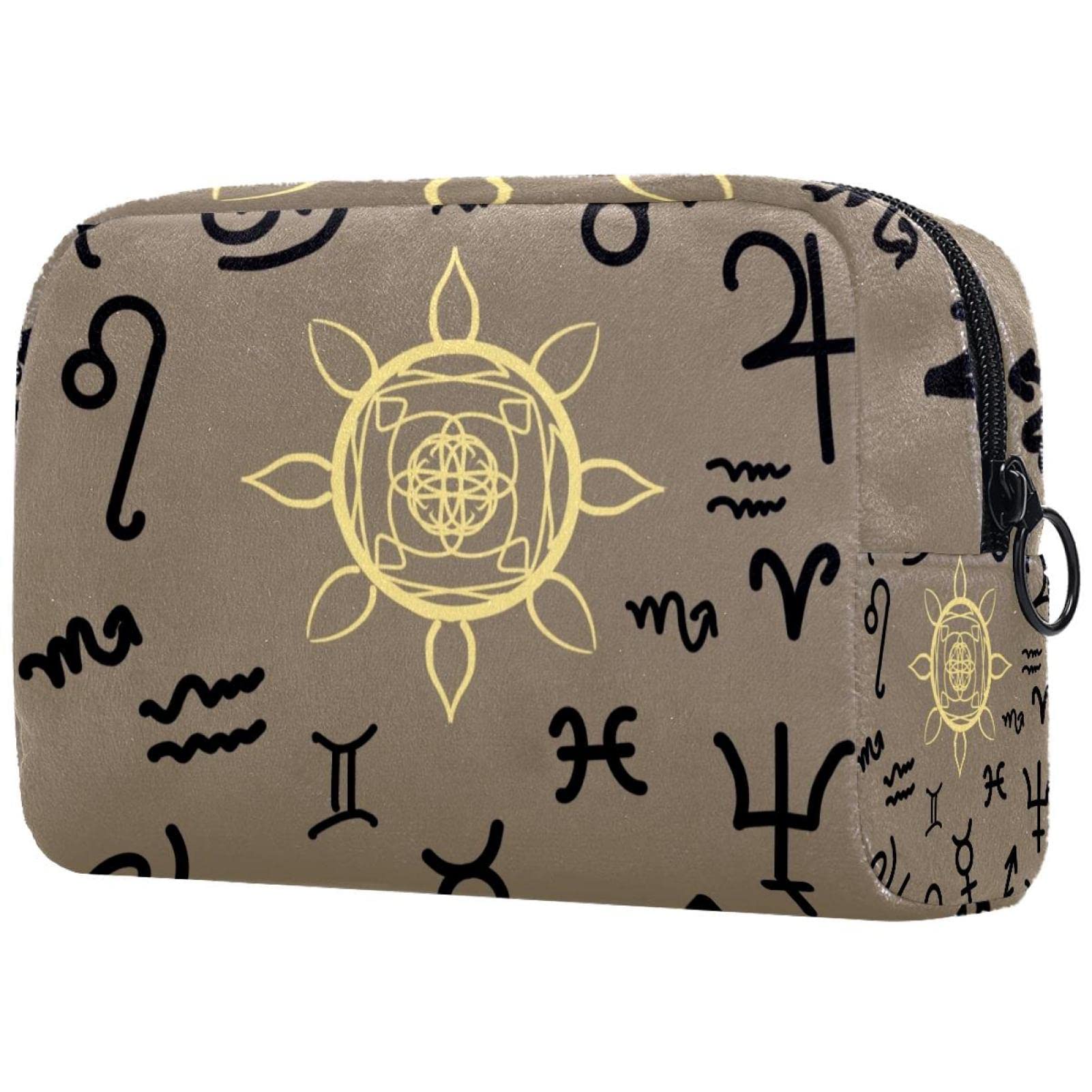 Waterproof Travel Makeup Bag for Women - Portable Cosmetic Organizer with Multiple Pockets, Perfect for Toiletries & Beauty Essentials - Ideal for Vacation, Gym, Airplane & Daily Use