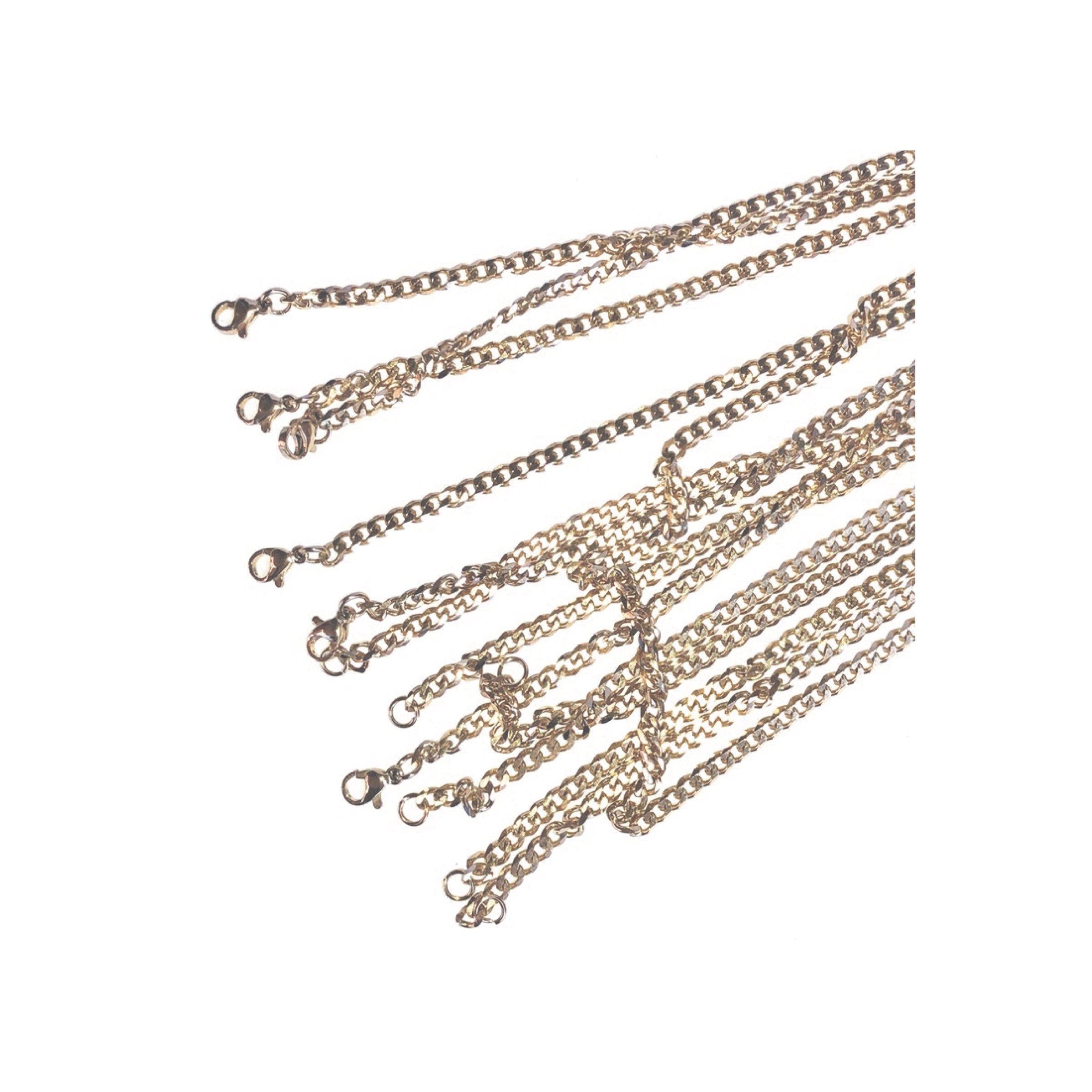 Stylish Curb Chain Necklace for Women - 18K Gold Plated Layering Jewelry for Everyday Wear | Perfect for Gifts, Layering & Casual Outfits
