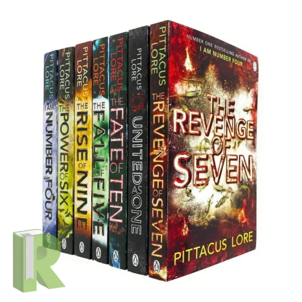 Pittacus Lore Complete 7-Book Collection Box Set - I Am Number Four Series - Perfect Gift for Sci-Fi Fans & Young Adult Readers