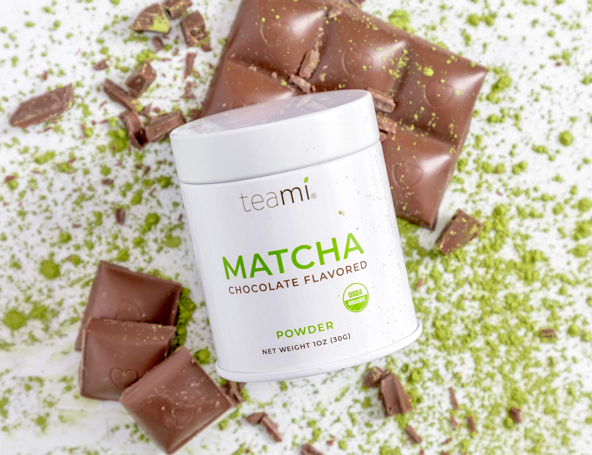 Organic Matcha Green Tea Powder - Ceremonial Grade USDA Certified - Premium Japanese Origin - 30g (1oz) Tin - Perfect for Lattes, Smoothies, Baking & Traditional Tea Ceremonies