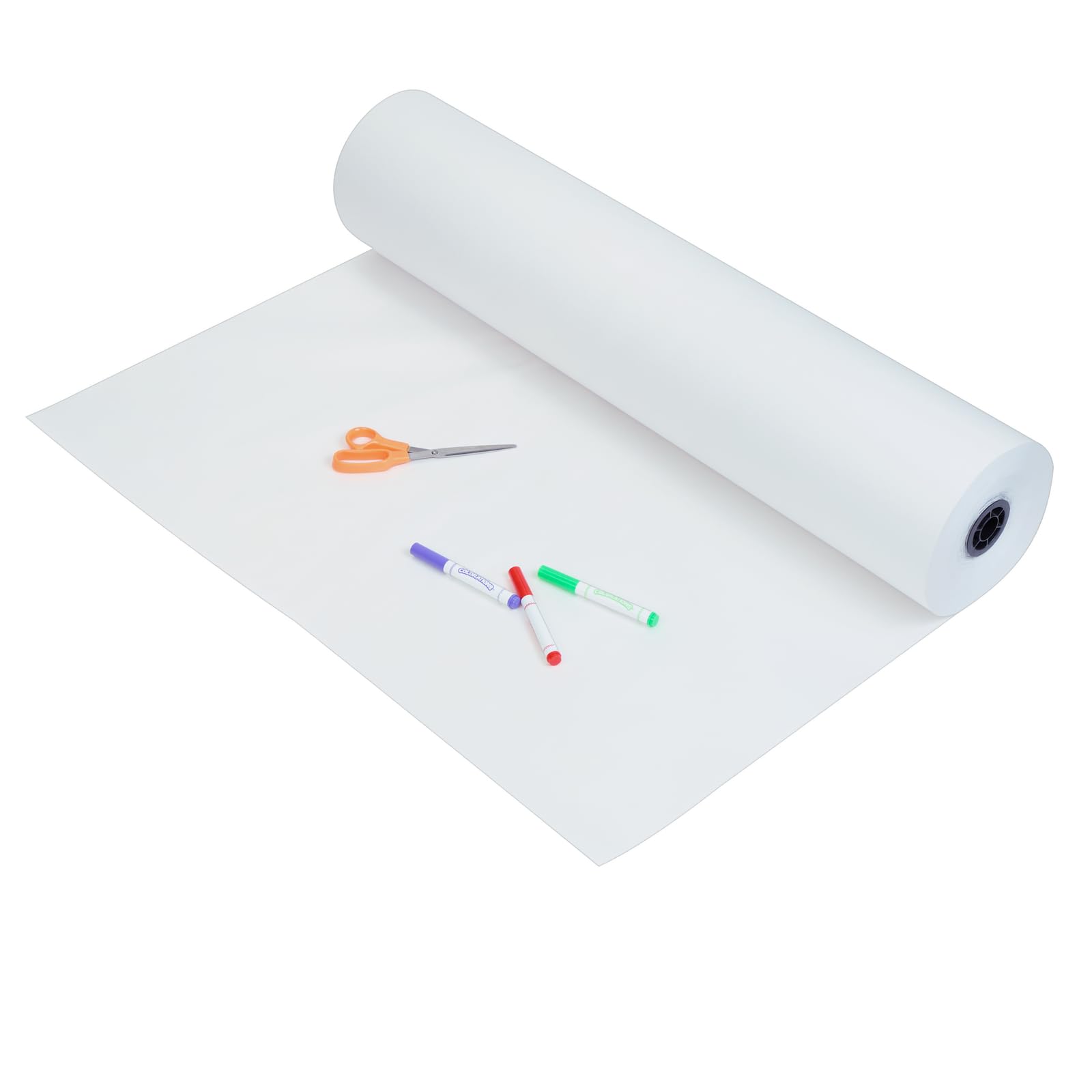 18 Inch Wide 1000 Feet Long White Butcher Paper Roll - 40 lb Heavy Duty Kraft Paper for Art, Crafts, Drawing, Painting & Classroom Use - Ideal for Kids' School Projects, Coloring, Wrapping & Food Safe Butcher Paper