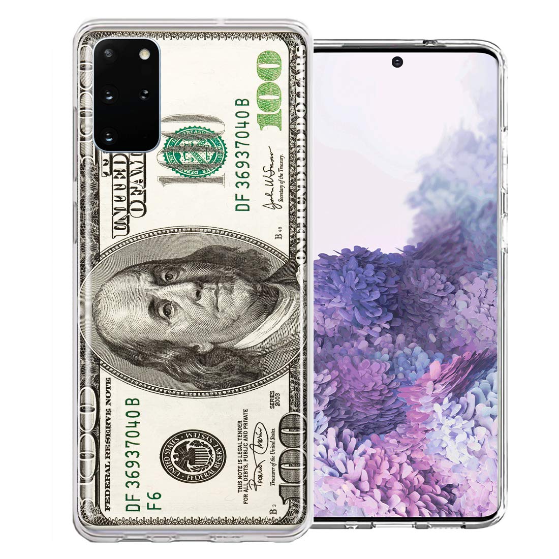 Samsung Galaxy S20 Benjamin $100 Bill Case - Stylish Protection for Daily Use