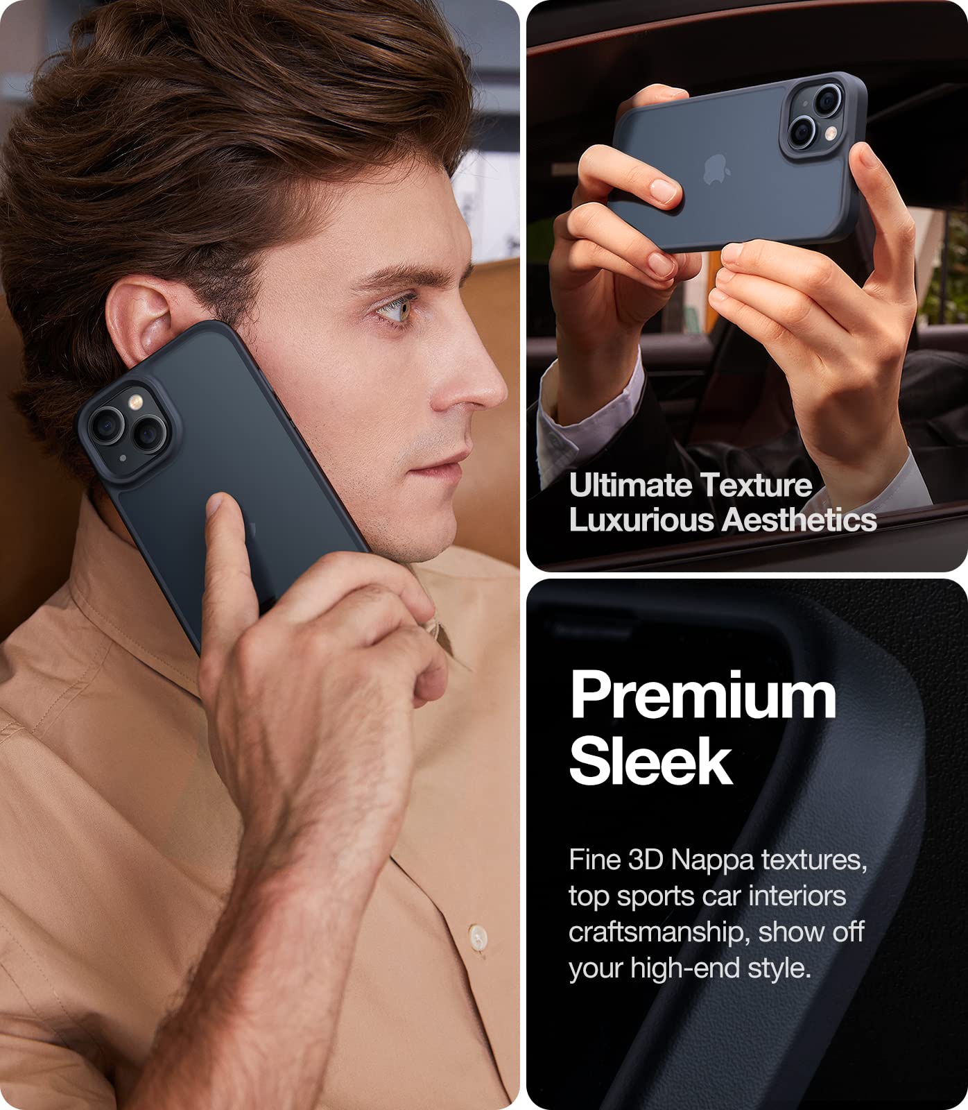 TORRAS Military Grade Shockproof Case for iPhone 15 Plus & iPhone 14 Plus | Slim Protective Hard Back Cover with Frosted Finish | Drop Tested for Ultimate Protection | Perfect for Outdoor Activities, Travel & Daily Use