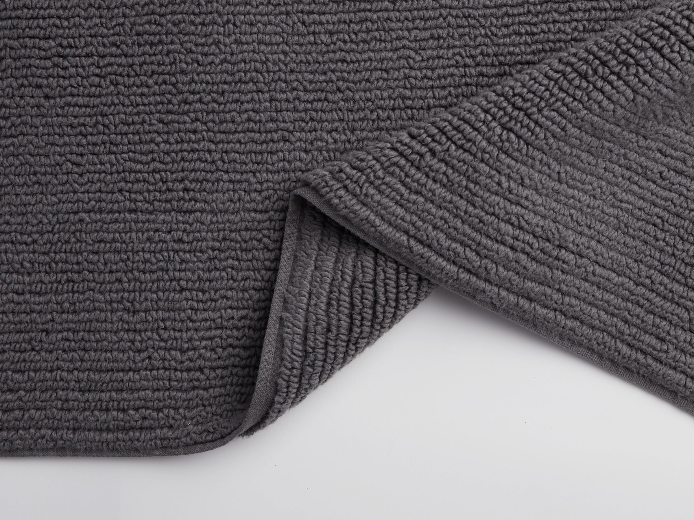 Non-Slip Soft Rib Bathtub Mat - Dark Grey - Extra Grip for Bathroom Safety - Perfect for Showers, Tubs & Wet Floors