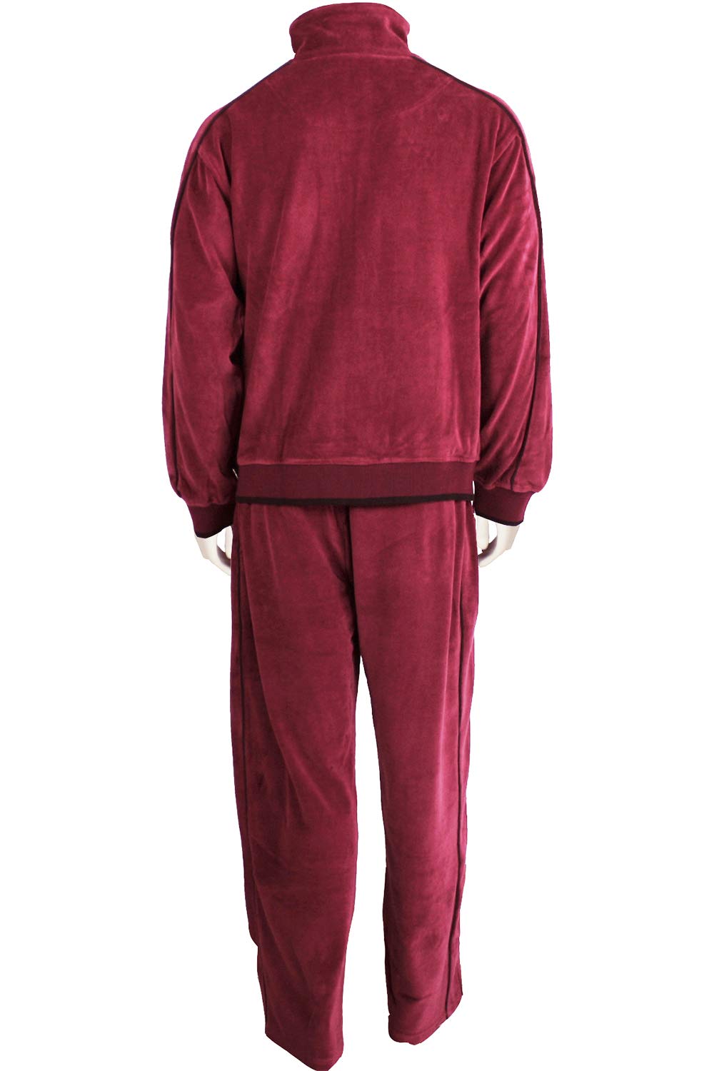 Men's Velour Tracksuit Set - Soft & Comfortable Sweatsedo Jogging Suit for Lounge, Gym & Streetwear Fashion