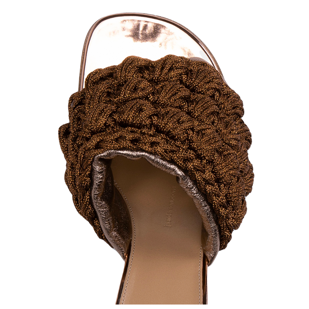 Women's Comfortable Heeled Popcorn Sandals - Stylish Slip-On Wedge Shoes for Summer, Beach, and Casual Outings