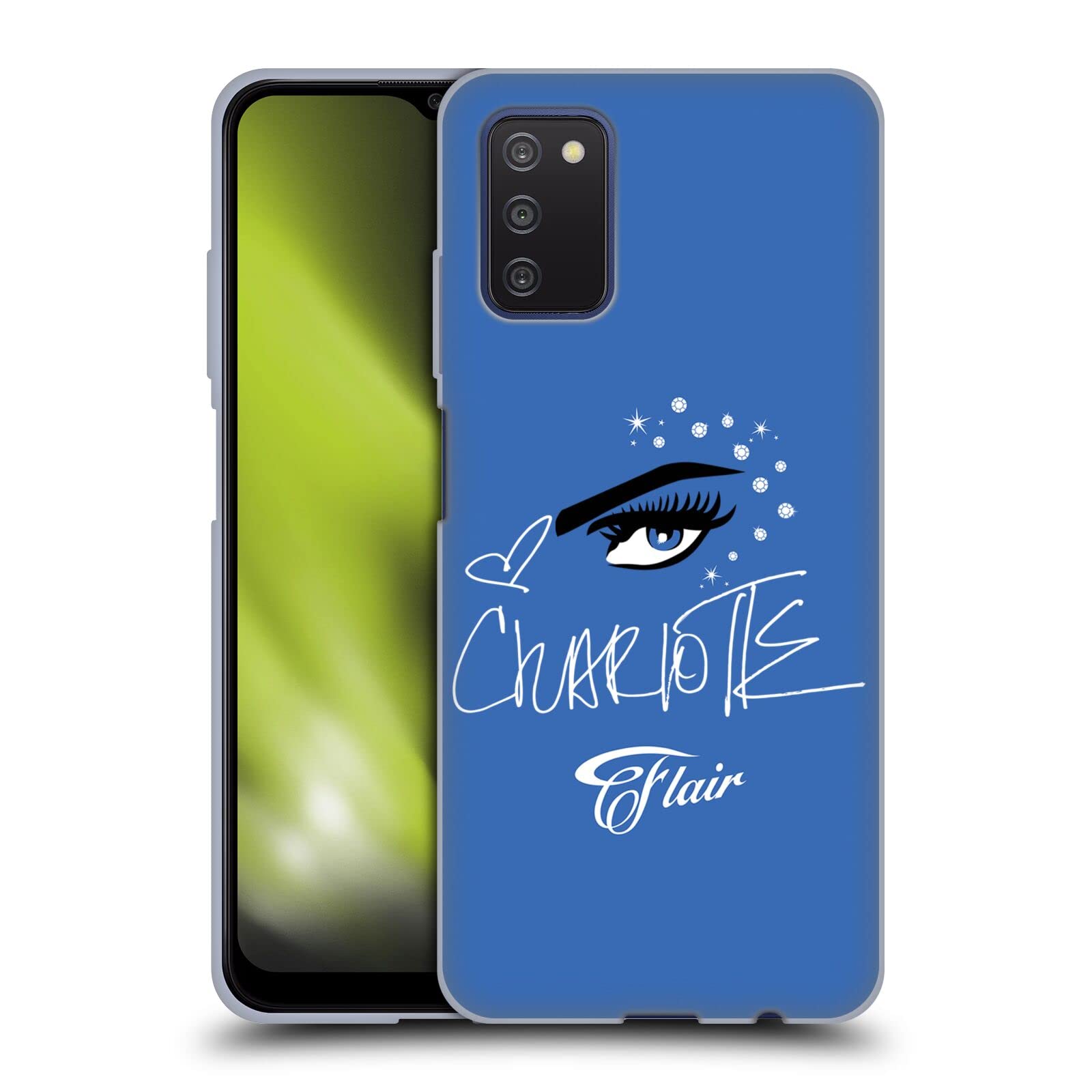 Official WWE Charlotte Flair Soft Gel Case for Samsung Galaxy A03s (2021) - Durable Protection with Eye & Signature Design, Perfect for Fans & Daily Use