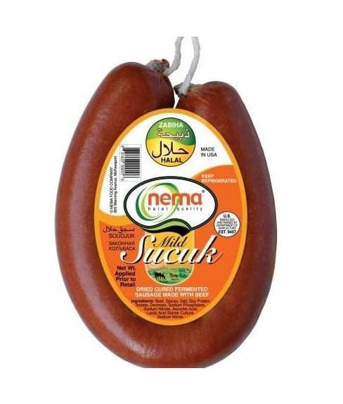 Premium Soujuk Sujuk Nema Mild Sausage - 300g | Authentic Turkish Dry Cured Beef Salami | Perfect for Charcuterie Boards, Sandwiches & Snacking