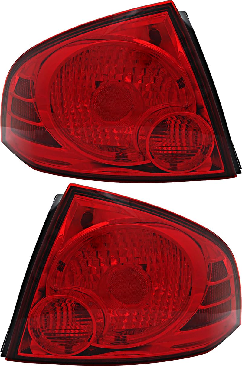 2004-2006 Nissan Sentra Base/S Model Tail Lights Lamps Set - Left & Right Pair for Enhanced Visibility & Safety - Perfect for Night Driving, Car Upgrades & Replacement Parts