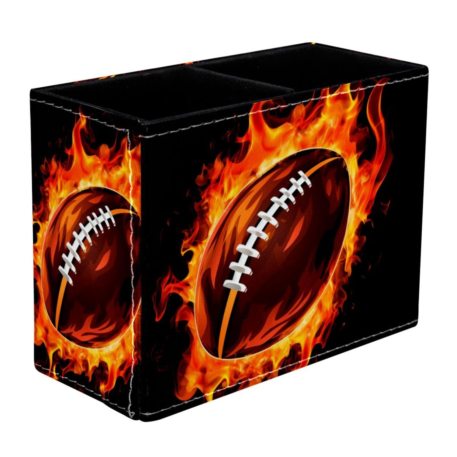American Football Pen Holder for Desk - Stylish Pen Organizer & Desk Accessory - Perfect for Office, Home, and School Use