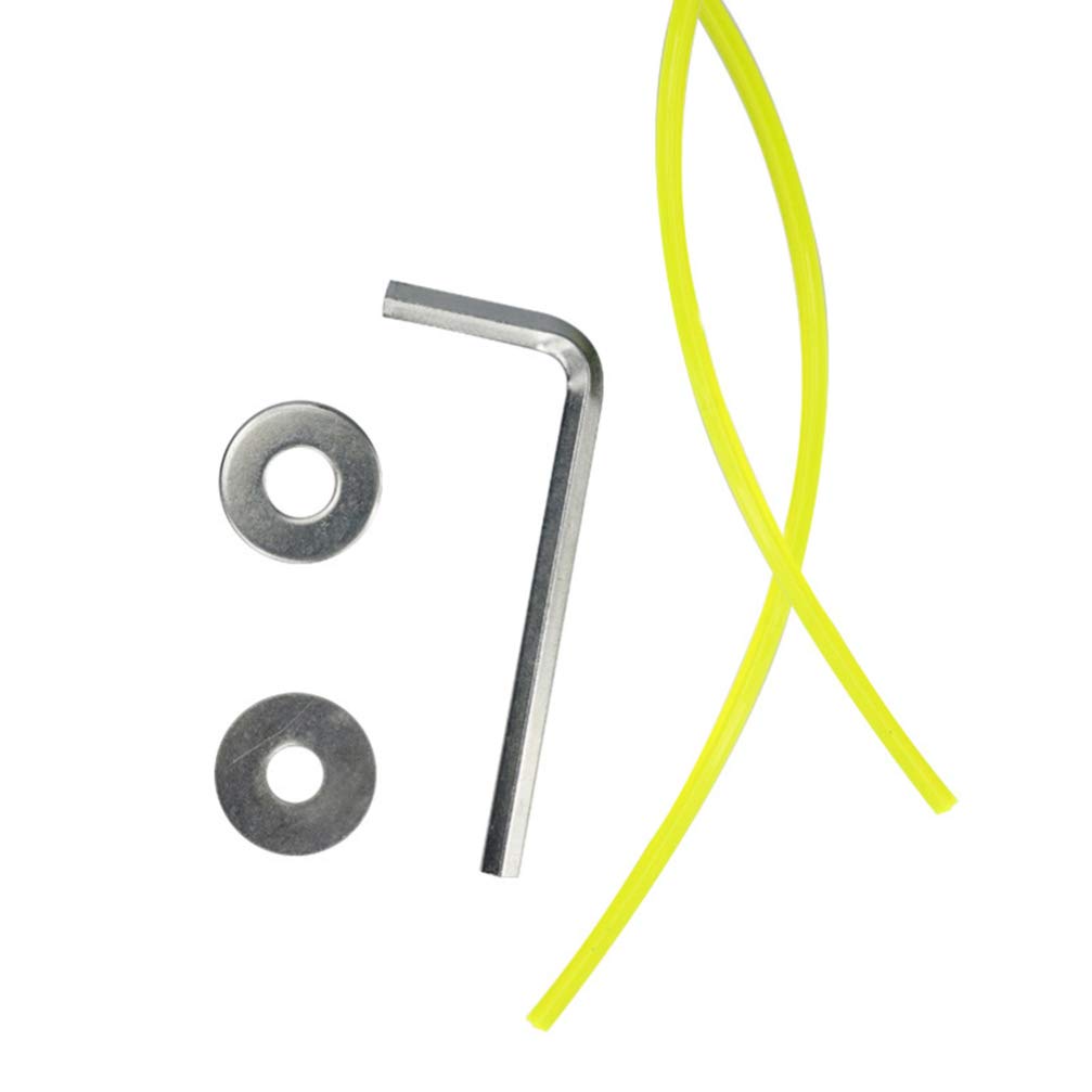 ULTECHNOVO 4-Line Grass Trimmer Head - Aluminum Silver Replacement String Trimmer Head for Brush Cutter, Lawn Mower & Garden Tools (8 Pack) - Perfect for Lawn Care, Yard Maintenance & Landscaping