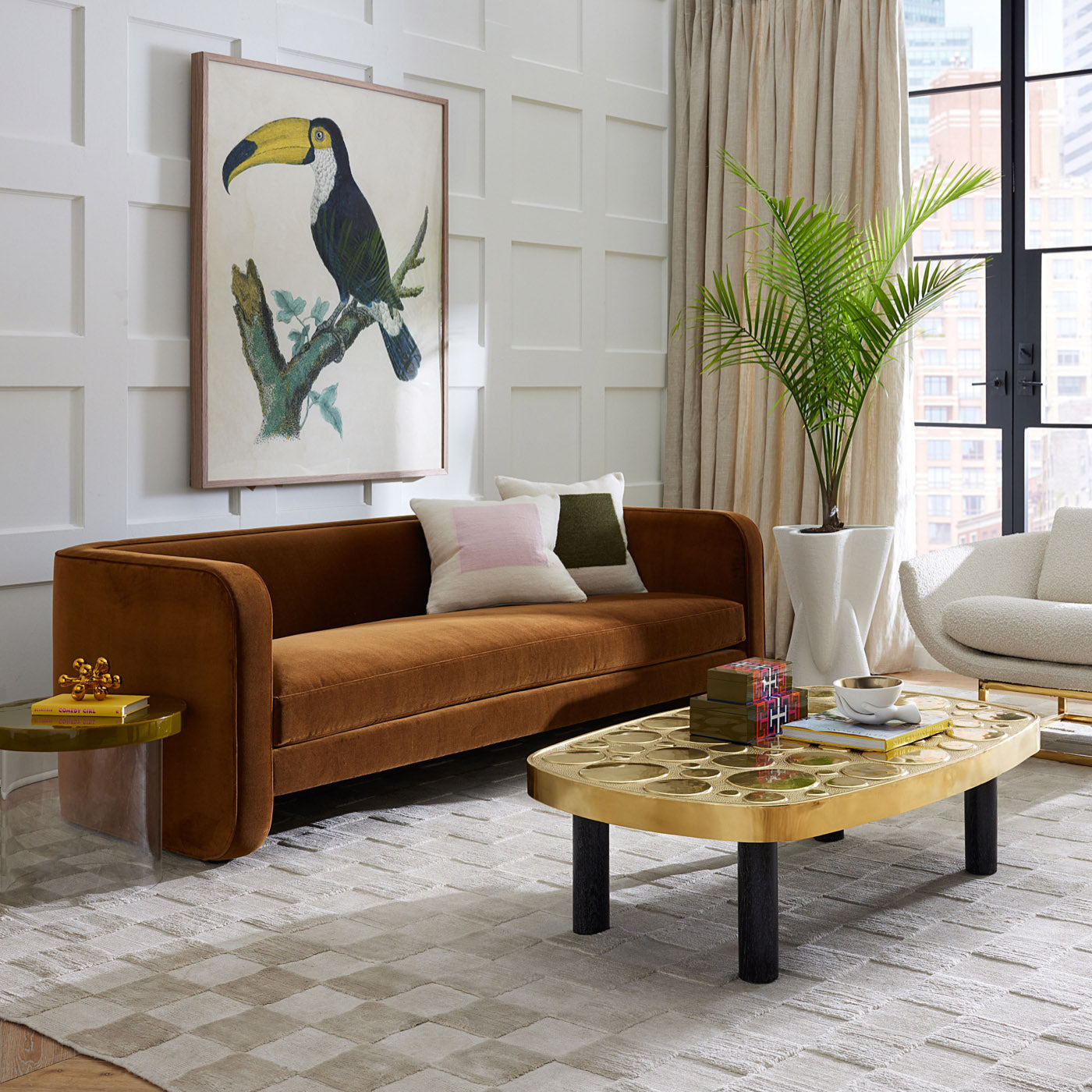 Beaumont Modern Lounge Chair - Comfortable Mid-Century Style Accent Chair for Living Room, Bedroom & Office - Perfect for Relaxing, Reading & Entertaining