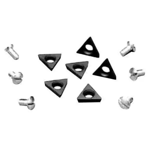 Ammco Carbide Insert Positive Rake 6-Pack (.017 in Radius) - High Performance Cutting Tool for Metalworking & Machining
