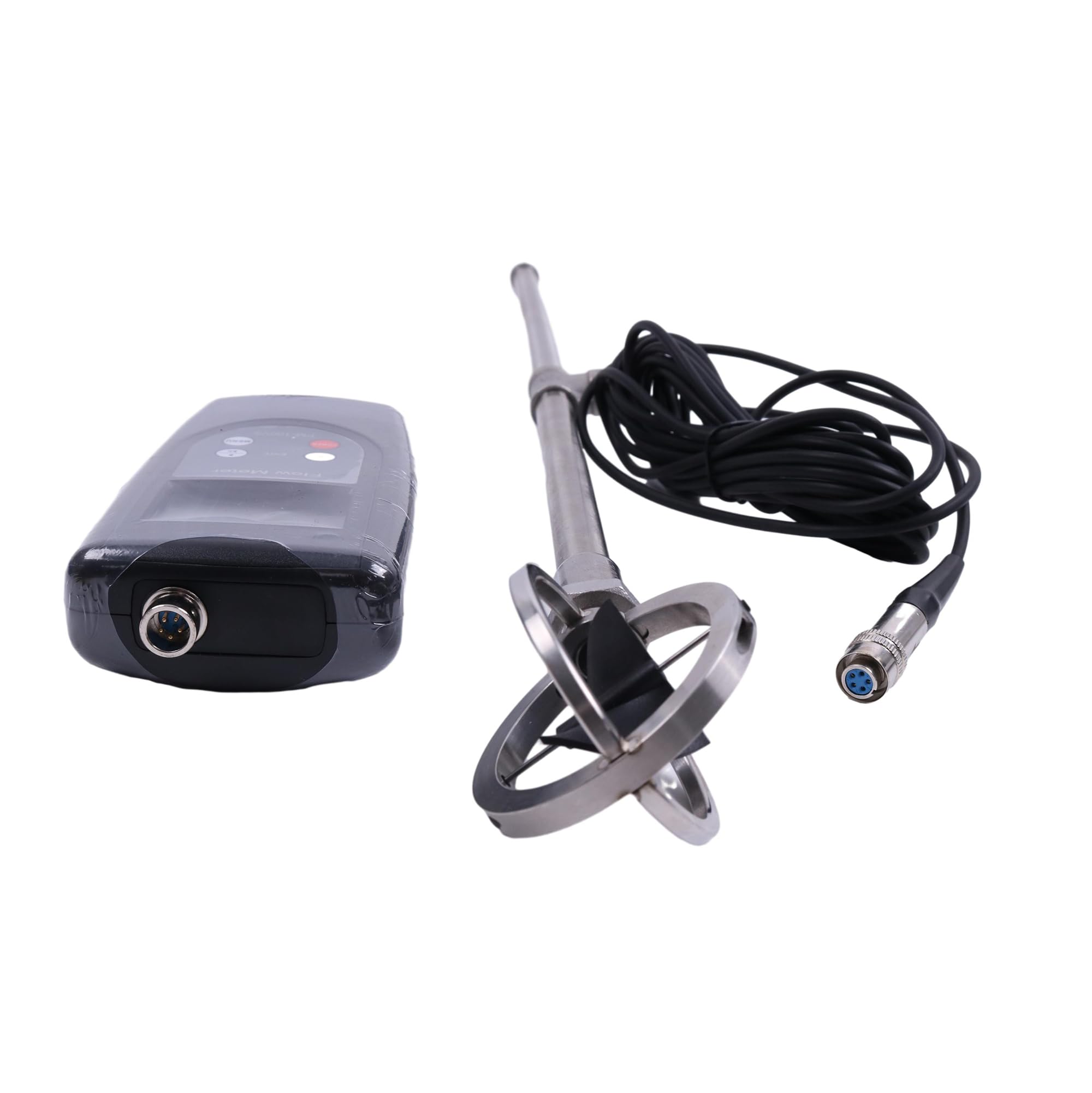 FM-100V5 Digital Water Flow Meter - Open Channel Flow Velocity Sensor with 0.01-5.00 m/s Measurement Range | Accurate Water Flow Rate Monitoring for Irrigation, Hydrological Studies & Industrial Applications