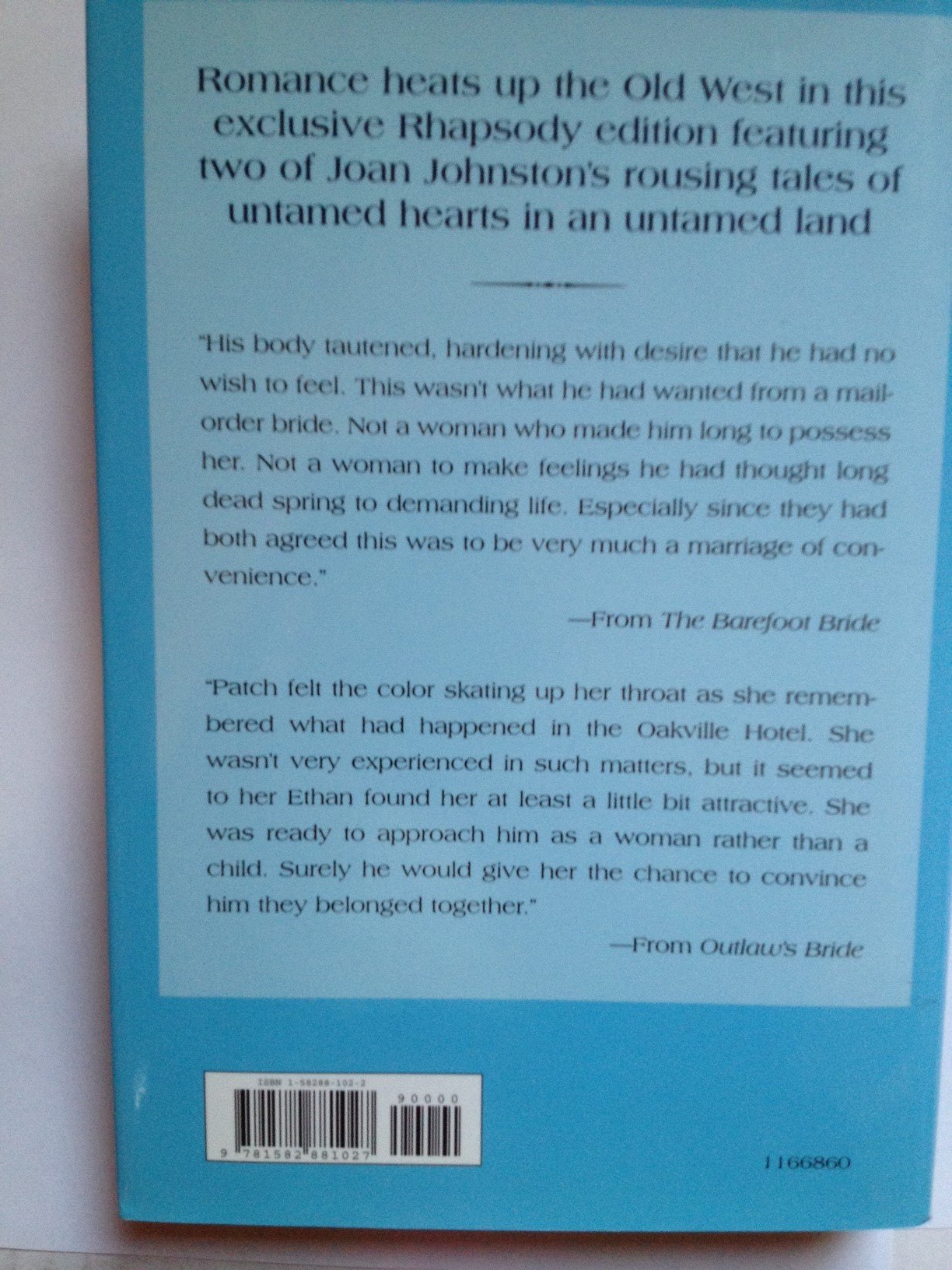 The Barefoot Bride & Outlaw's Bride - Western Romance Novels for Women, Perfect for Book Clubs & Relaxing Reading