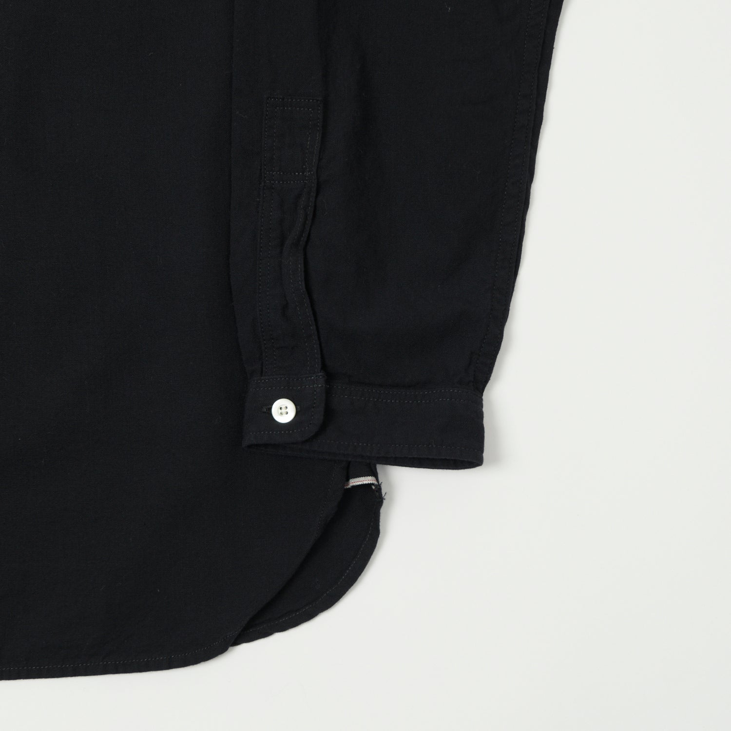 Full Count 4900 Stand Collar Pullover Chambray Shirt for Men - Classic Black Denim Shirt | Casual Wear, Workwear & Street Style Outfits