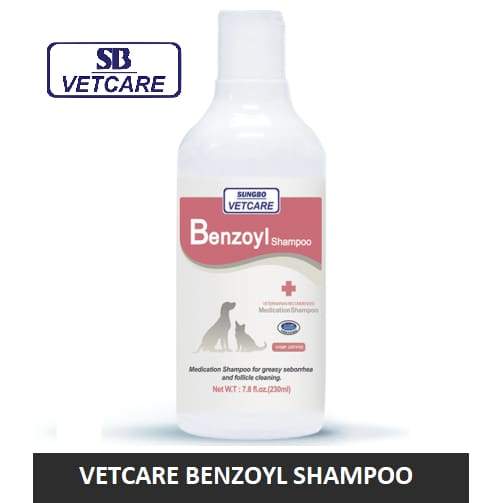 Veterinary Benzoyl Medicated Shampoo for Dogs & Cats - Treats Skin Infections & Odor (16oz & 32oz) | Ideal for Bathing Pets with Dermatitis & Allergies