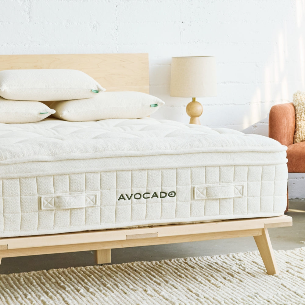 Premium Organic Mattress - 100% Natural Latex & Cotton, Hypoallergenic & Eco-Friendly - Perfect for Allergy Sufferers & Sustainable Home Decor
