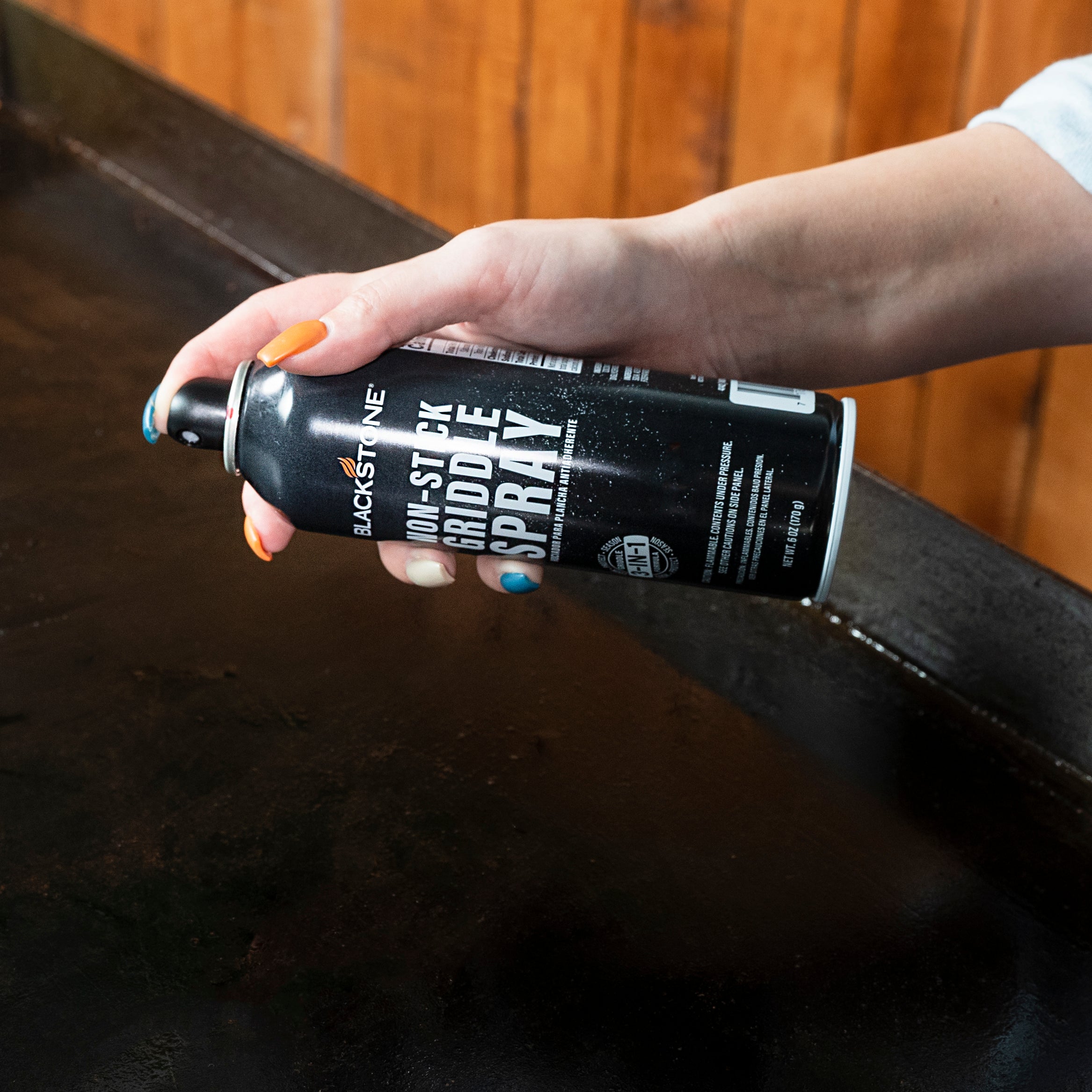 Non-Stick Griddle Spray for Cooking - Healthy Oil Alternative for Pancakes, Eggs & Grilling - Perfect for Breakfast, BBQ & Camping