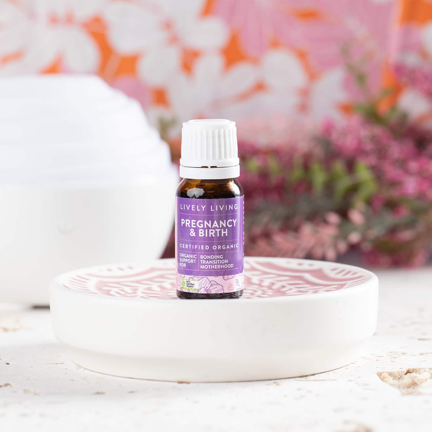 Organic Pregnancy & Birth Essential Oil - 10ml Natural Aromatherapy for Labor, Relaxation & Stress Relief - Perfect for Massage, Diffuser & Self-Care