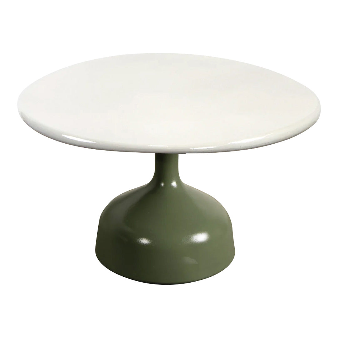 Modern Round Coffee Table with Tempered Glass Top - Large Size for Living Room, Lounge & Office Decor