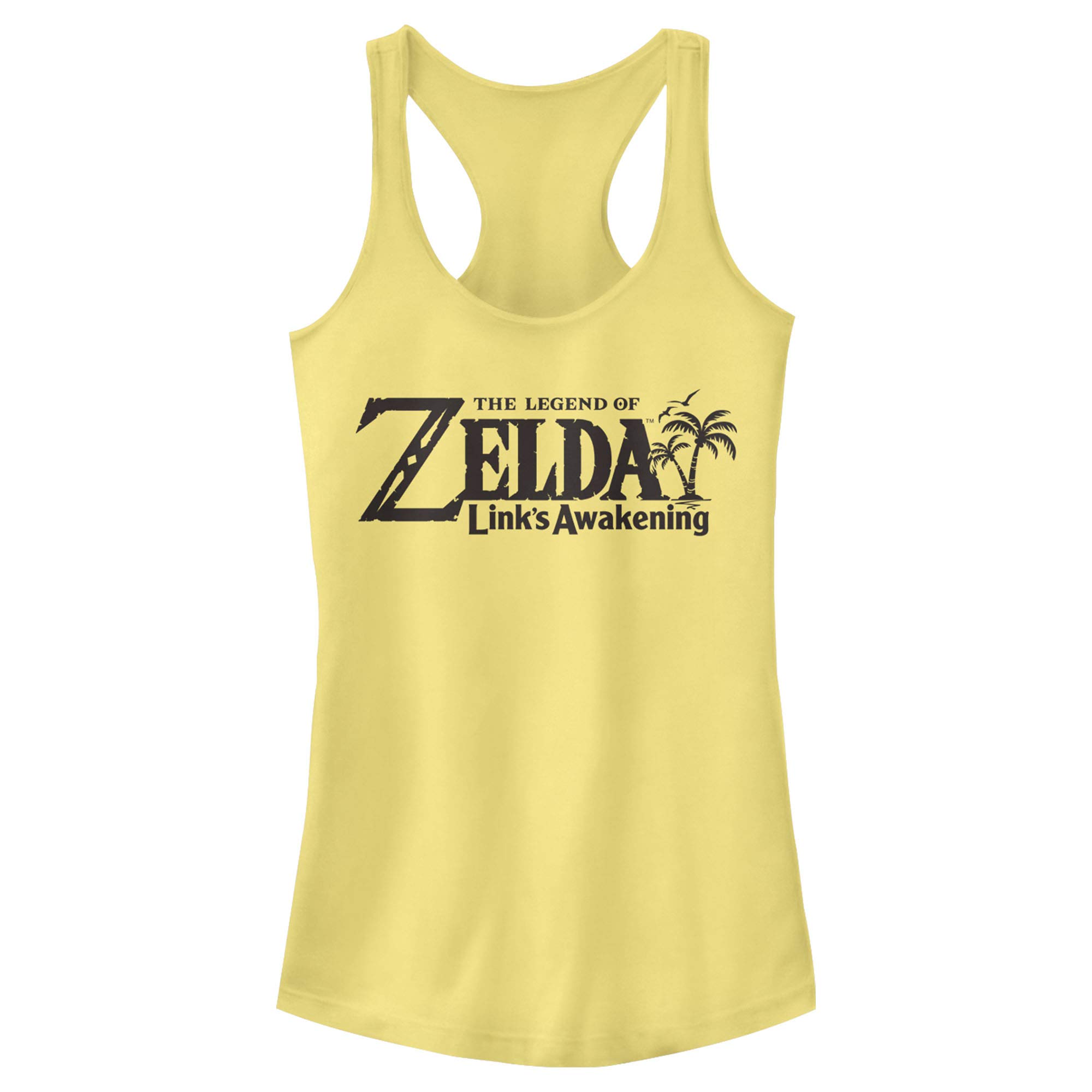 Nintendo Legend of Zelda Link's Awakening Racerback Tank Top for Kids - Banana Yellow - Small Size | Perfect for Gaming Fans, Cosplay & Summer Outfits