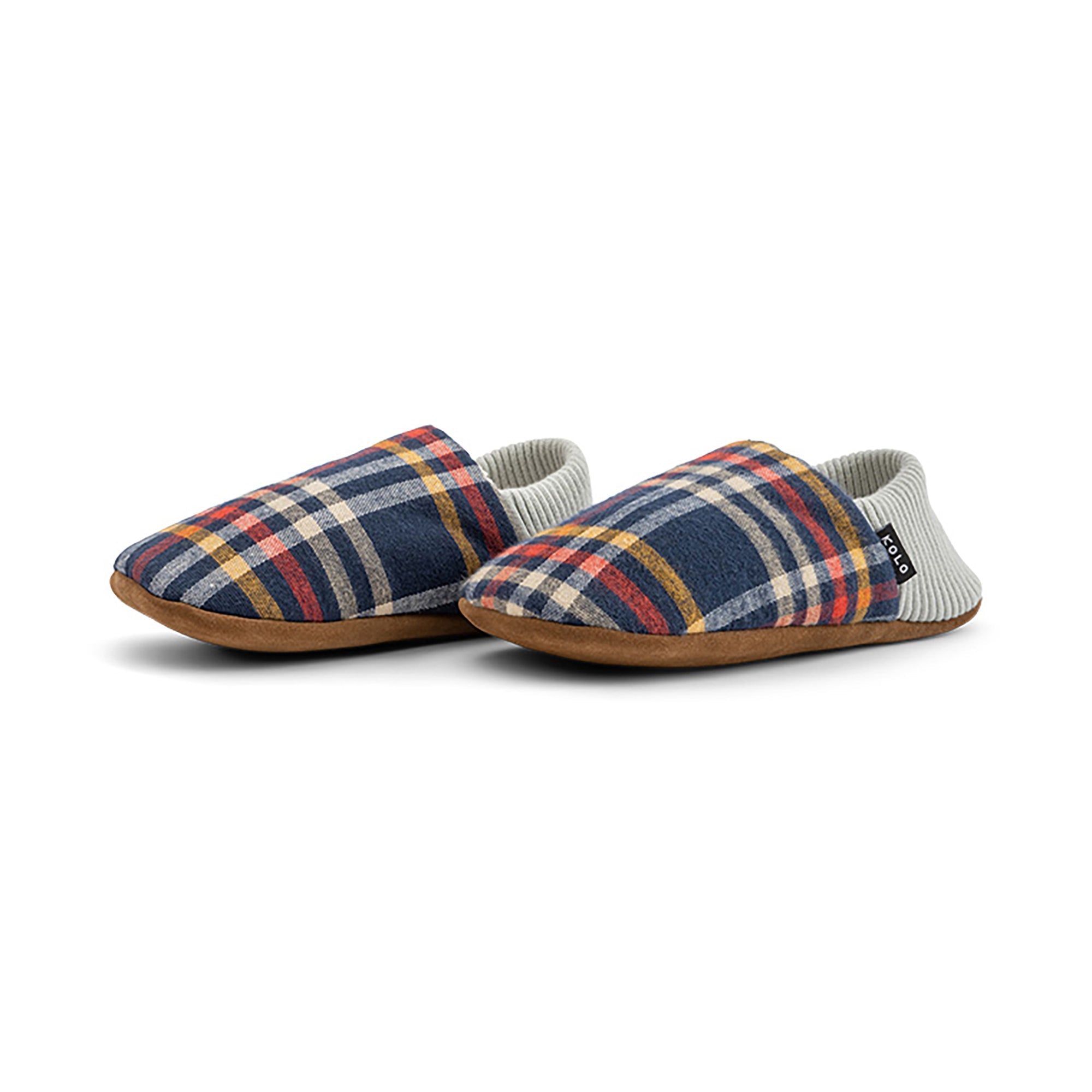Nico Chamois Plaid House Shoes - Sherpa Lined Indoor Slippers for Women & Men - Cozy Winter Home Footwear for Relaxing by the Fireplace