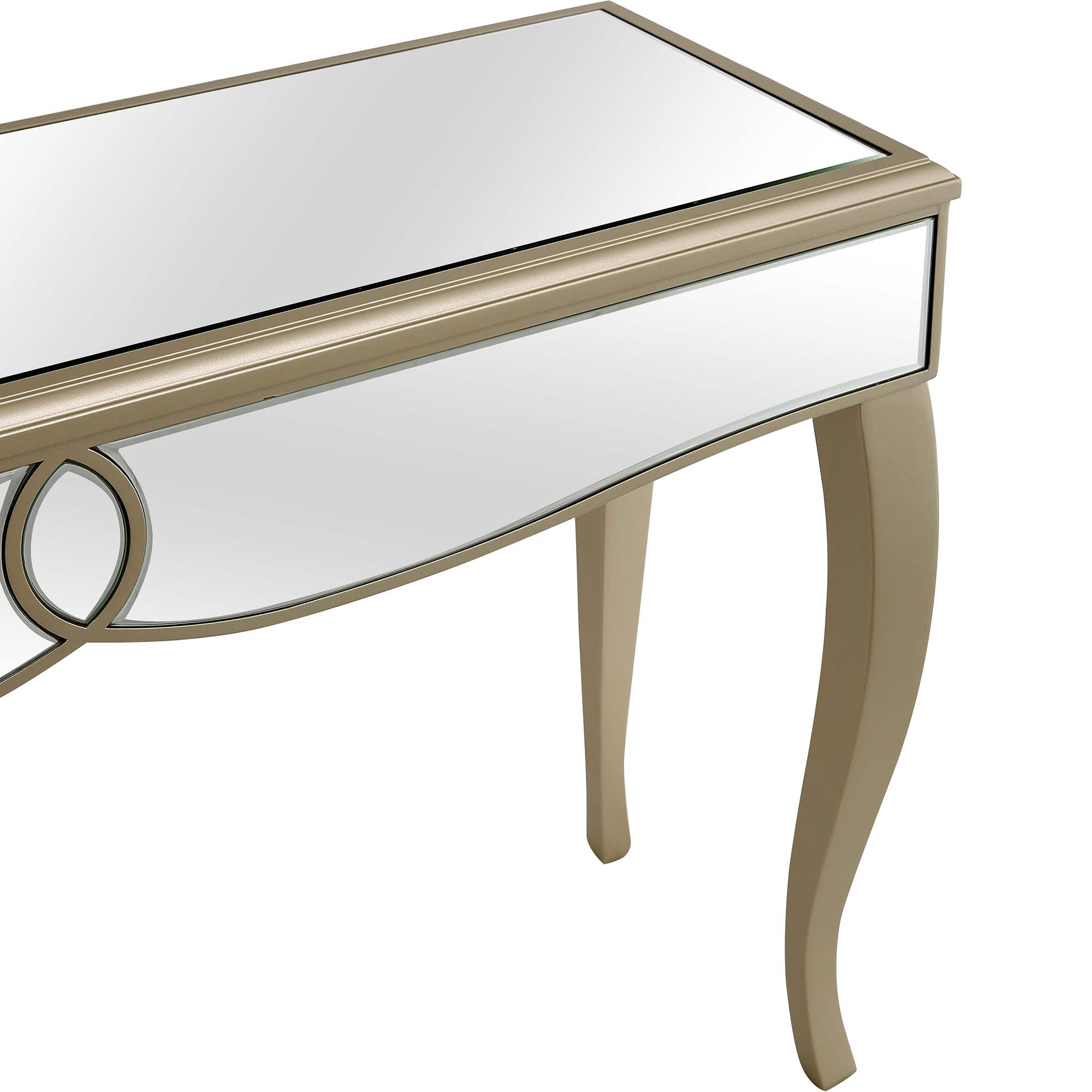 Camden Isle Eleanor Console Table - Elegant Entryway Furniture for Hallway, Living Room & Foyer Decor | Solid Wood Sofa Table with Storage Shelf
