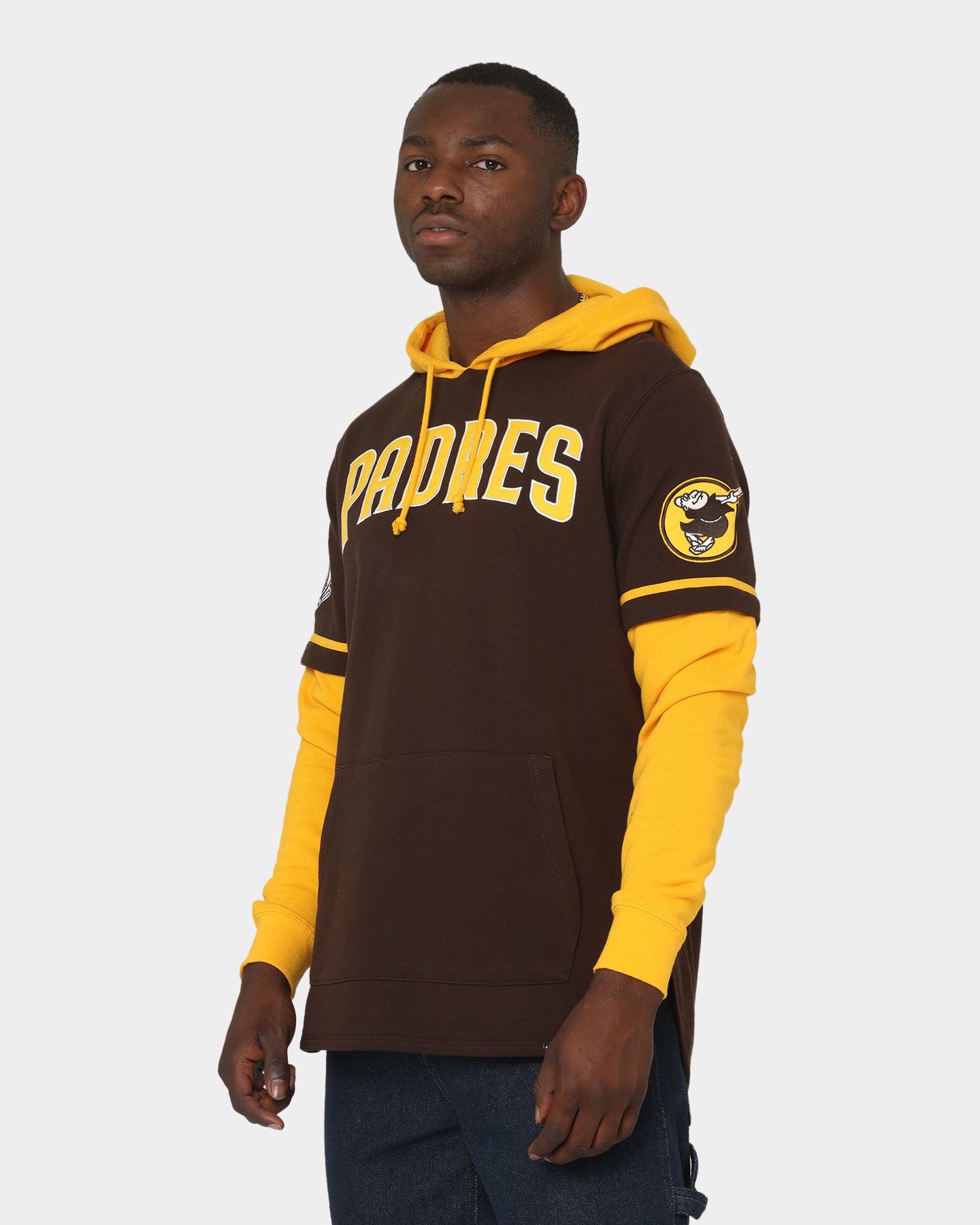 47 Brand San Diego Padres Short Sleeve Hoodie - Brown MLB Baseball Fan Apparel for Men & Women - Perfect for Game Day, Casual Wear & Sports Events
