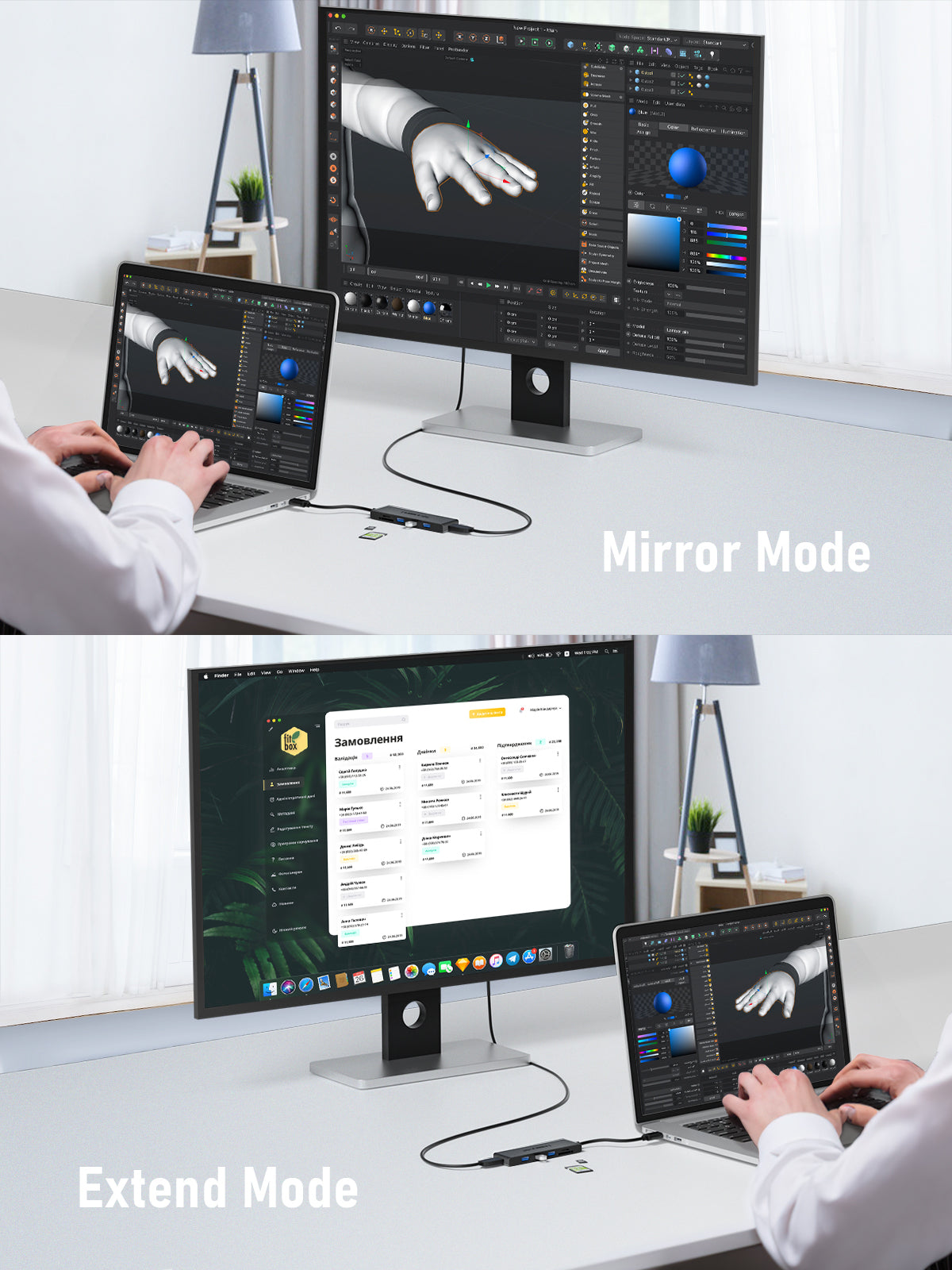 LEMORELE™ TC23 6-in-1 USB C Hub with 4K HDMI, 100W PD Charging, USB 3.0 Ports - Perfect for MacBook Pro/Air, iPad Pro, and Windows Laptops - Ideal for Home Office, Travel & Conference Presentations