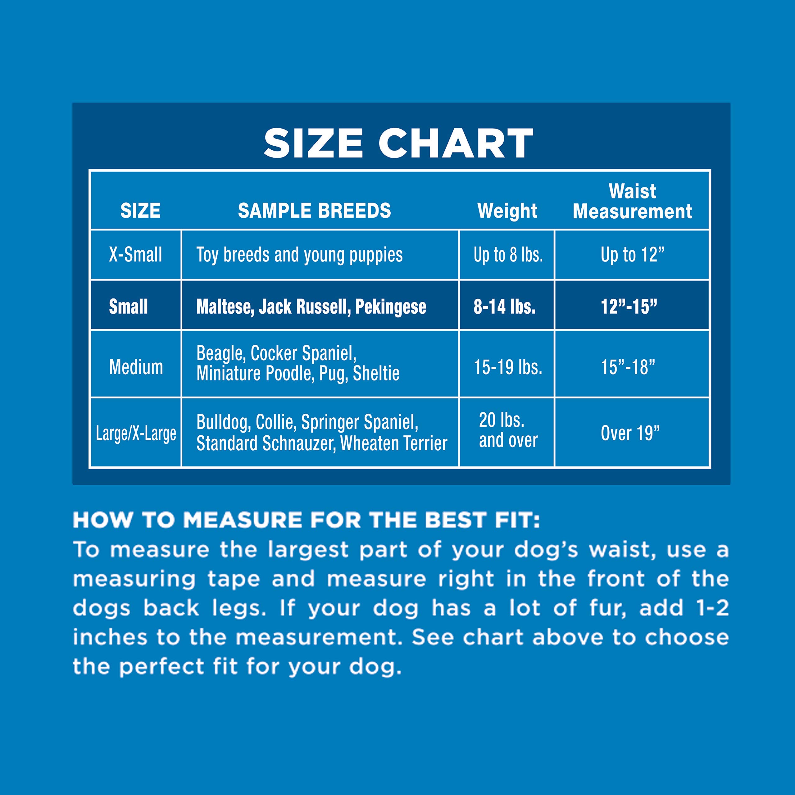 Four Paws Wee-Wee Super Absorbent Disposable Adjustable Dog Diapers for Potty Training - Leak-Proof Protection for Puppies & Small Dogs, Small Size (36 Count) - Perfect for Housebreaking, Travel & Overnight Use