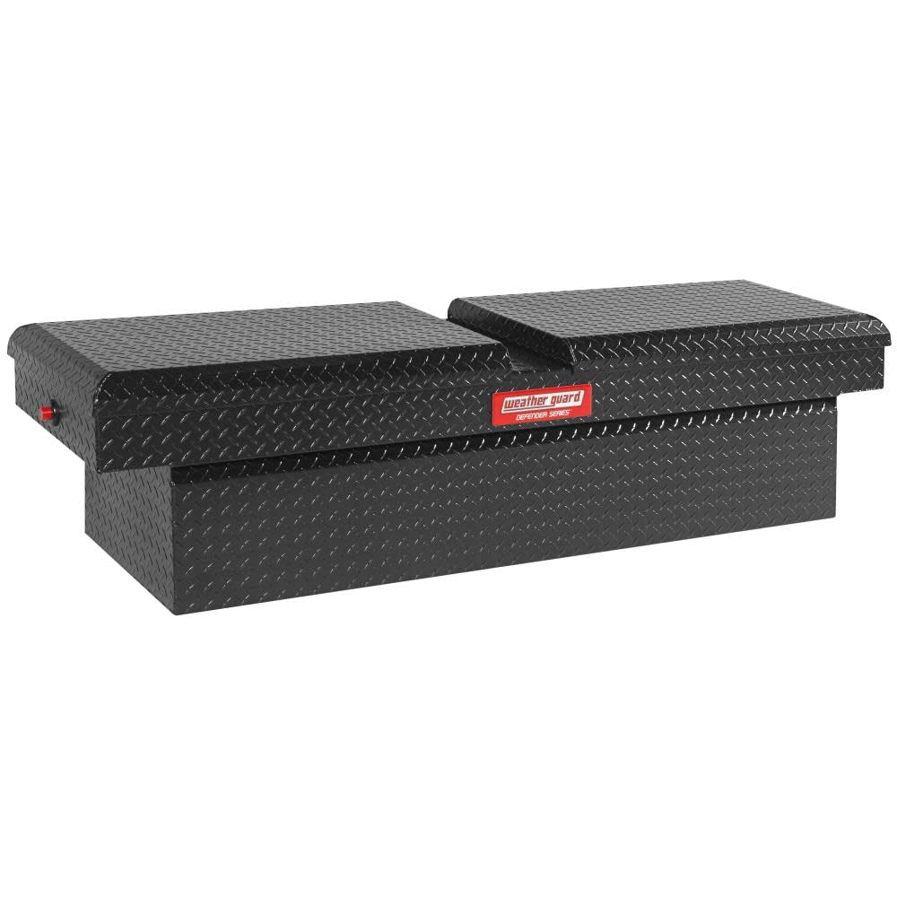 Weather Guard 3002075301 Aluminum Truck Tool Box - Heavy Duty Storage for Pickup Trucks, Work Equipment & Outdoor Gear | Perfect for Construction, Camping & Road Trips