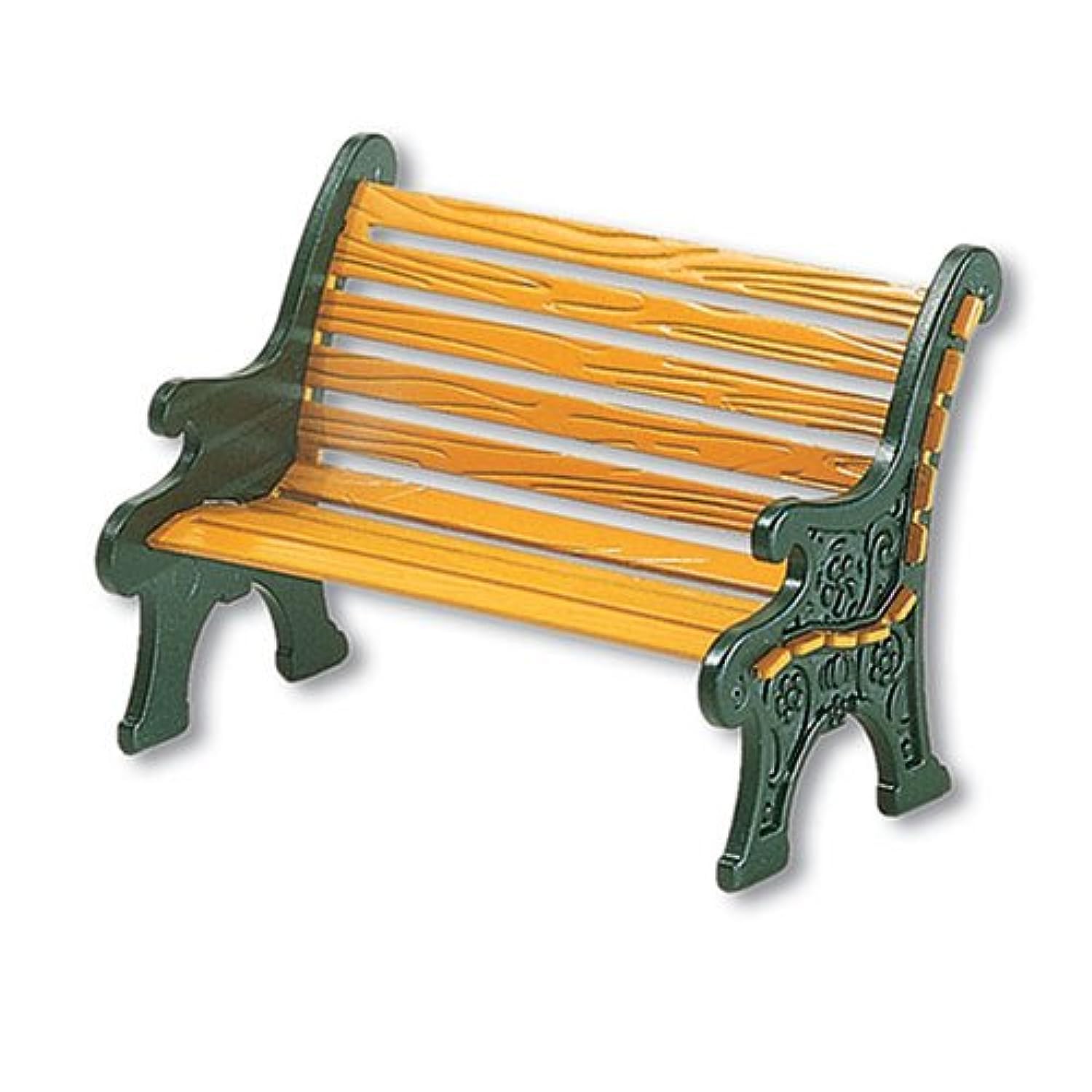 Department 56 Village Wrought Iron Park Bench - 56.52302 - Rustic Outdoor Garden Decor for Christmas Villages, Miniature Displays & Collectible Scenes