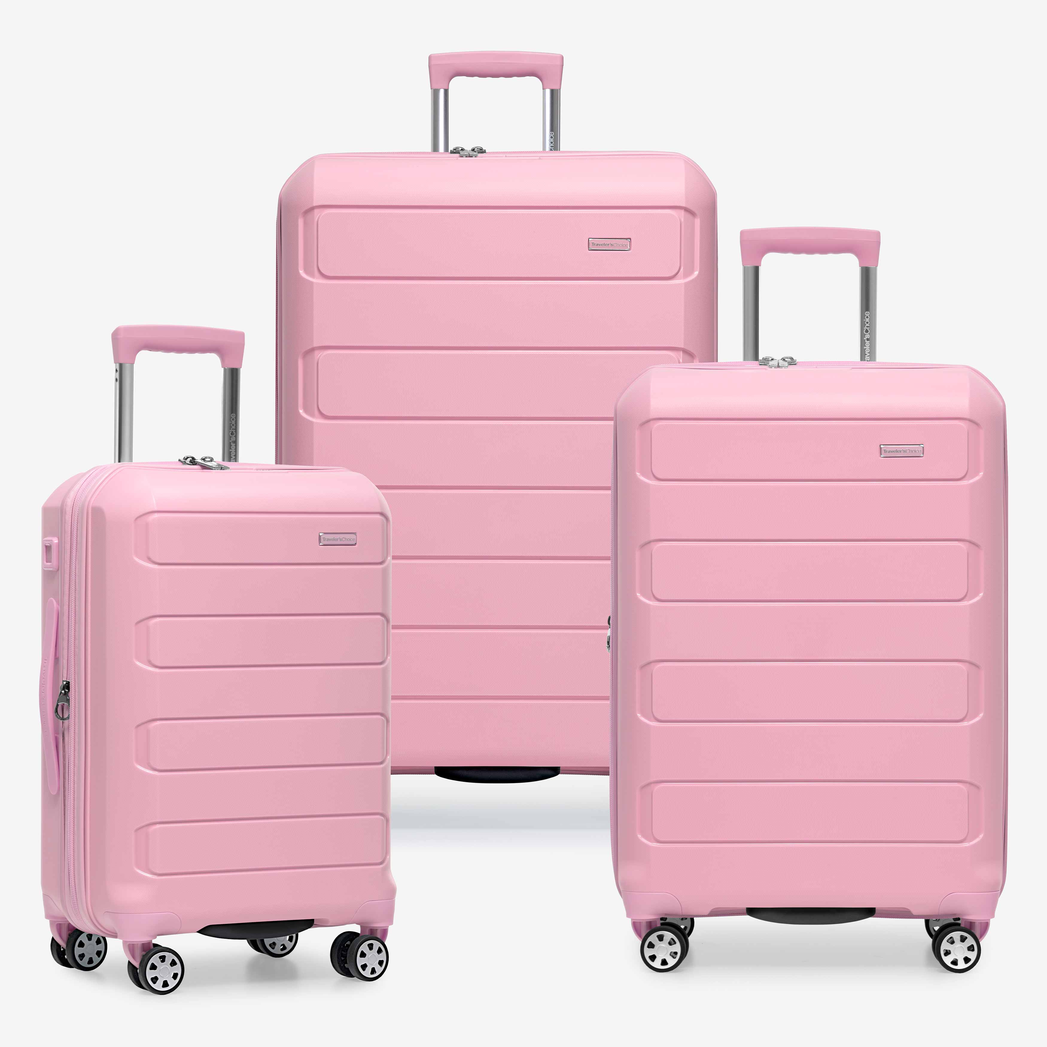 Pagosa 3 Piece Luggage Set - Lightweight Spinner Suitcase with TSA Lock - Perfect for Travel, Business Trips & Vacations