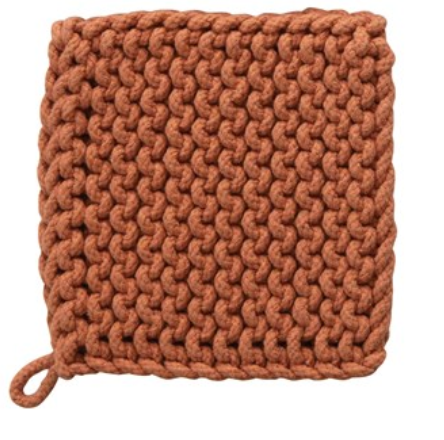 Handmade Crochet Pot Holder Set - Heat Resistant Kitchen Accessories for Cooking, Baking & Serving - Perfect for Hot Pans, Dishes & Trivets