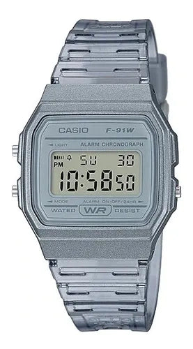 Casio F-91WS-8D Digital Watch - Classic Black Resin Strap, Water Resistant, Alarm & Stopwatch - Perfect for Everyday Wear, Sports & Outdoor Activities