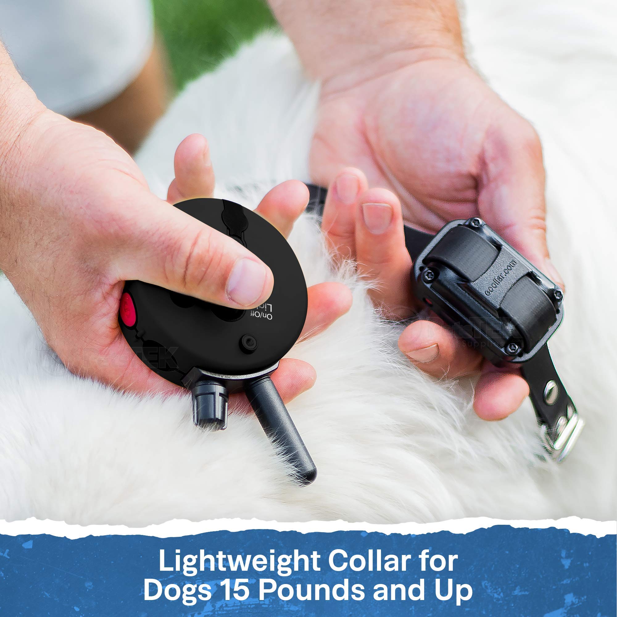 Educator ET-302 BK - 1/2 Mile Range Rechargeable Dog Training Collar with Remote for Small, Medium & Large Dogs | Waterproof Shock Collar with Electric, Vibration & Tone Modes | Perfect for Obedience Training, Behavior Correction & Off-Leash Control
